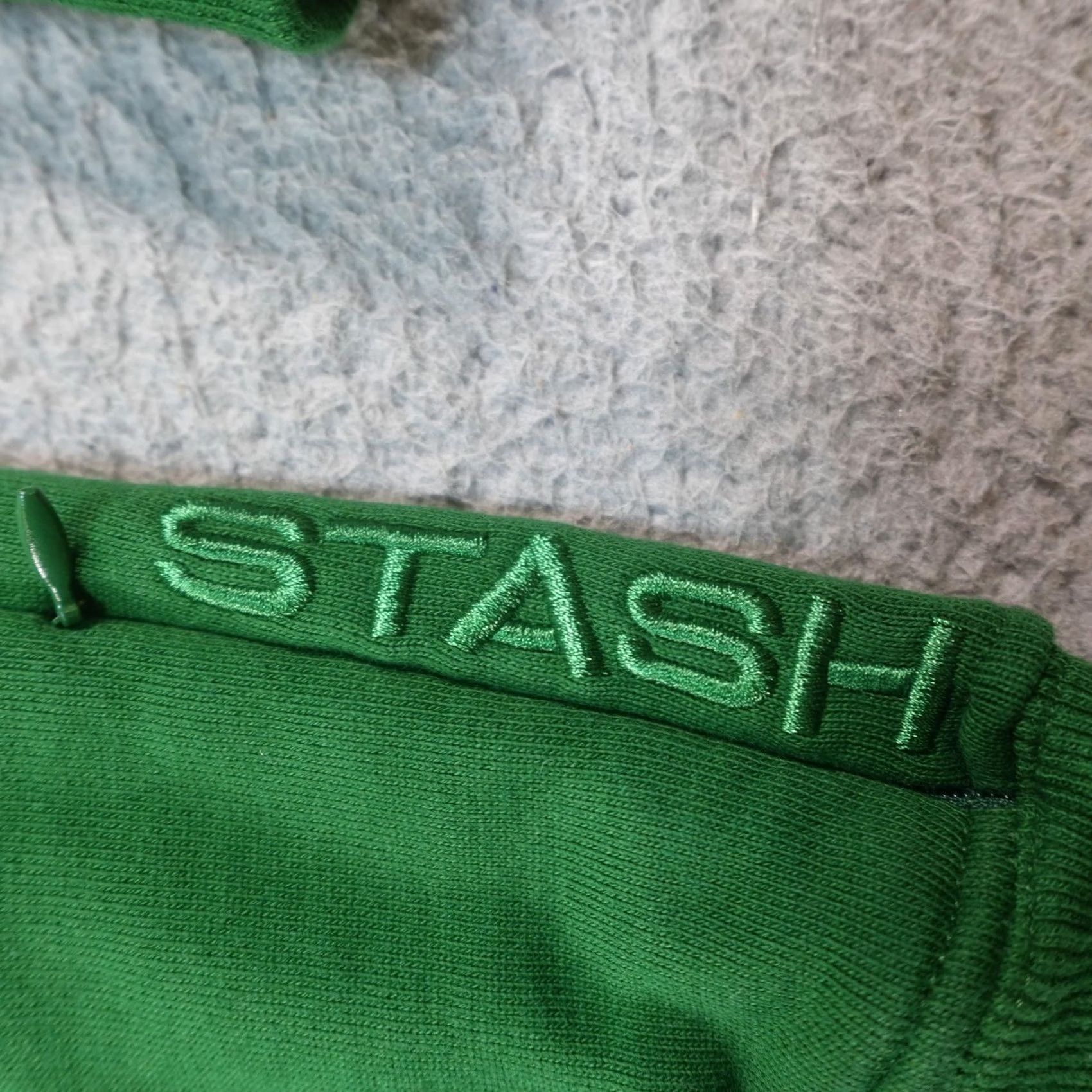 Logo 7 Wondergrove Hoodie Mens Small Green Graphic Print Stash Buds Full Zip Pocket Embroidered Logo Size US S / EU 44-46 / 1 - 6 Thumbnail