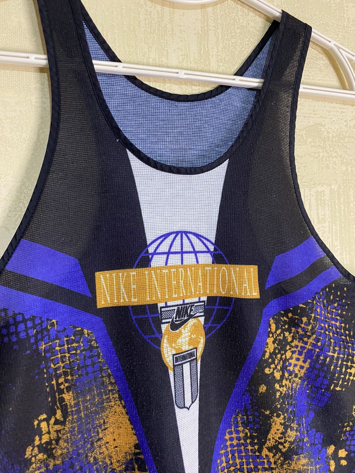 Nike × Retrofit × Vintage 90s Vintage Nike International Tank Top Sleeveless Size US S / EU 44-46 / 1 - 2 Thumbnail