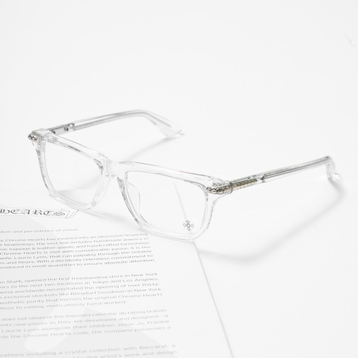 Chrome Hearts CHROME HEARTS LITTLE DINGER CRYSTAL GLASSES Size ONE SIZE - 1 Thumbnail