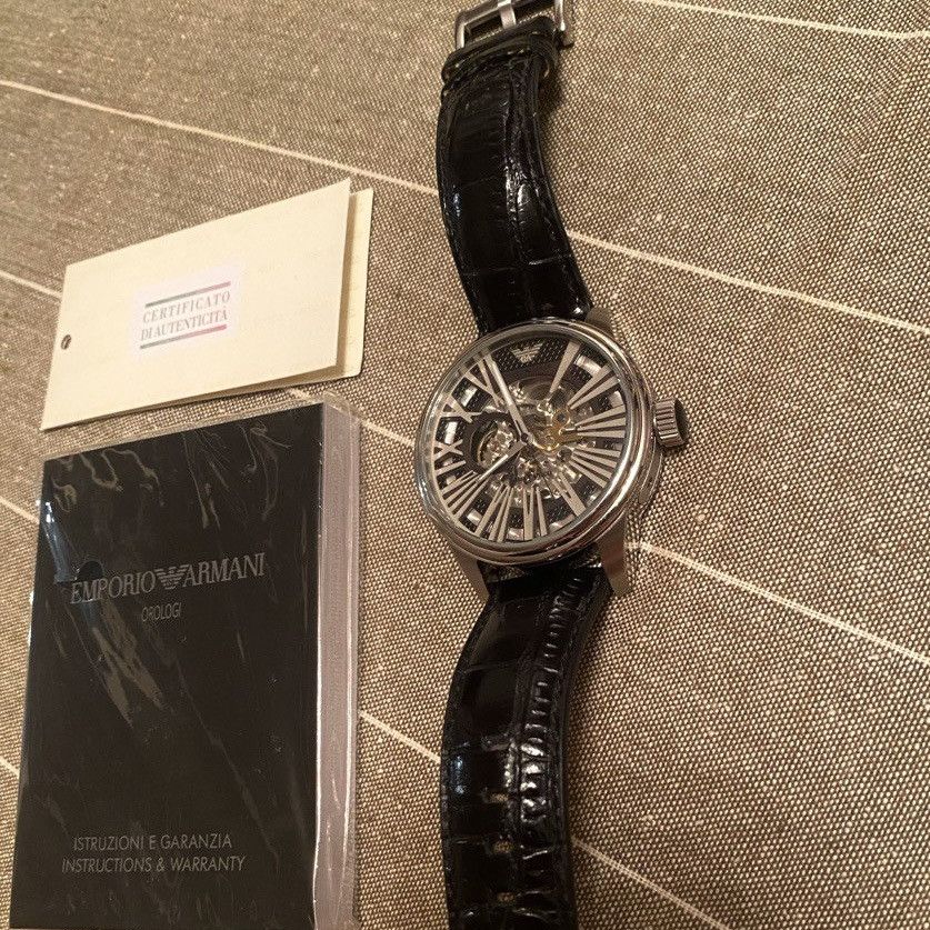 Emporio Armani WATCHES EMPORIO ARMANI AR4629 Meccanico Skeleton Size ONE SIZE - 2 Thumbnail