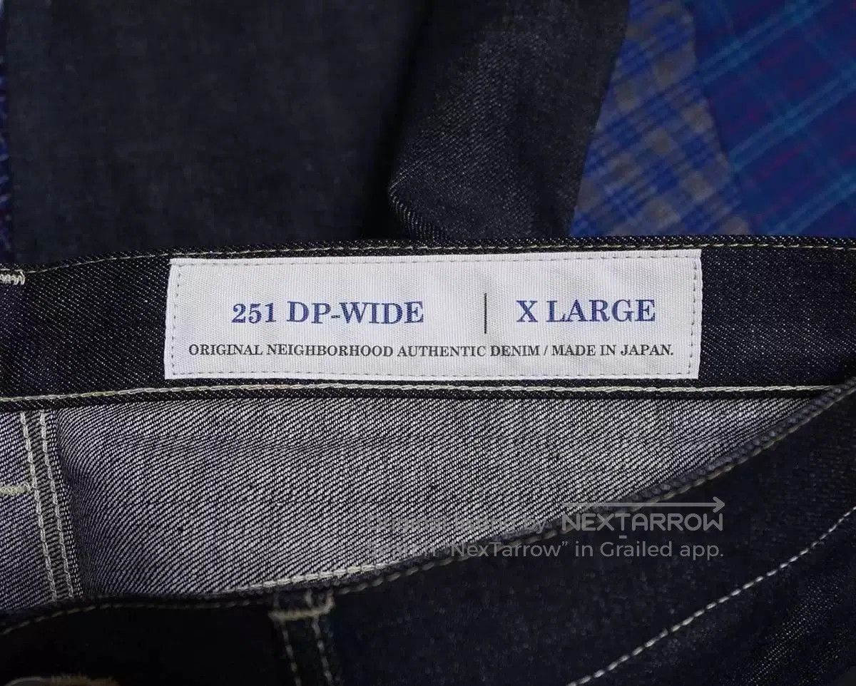Neighborhood neighborhood rigid denim dp wide pants. Size US 34 / EU 50 - 5 Thumbnail
