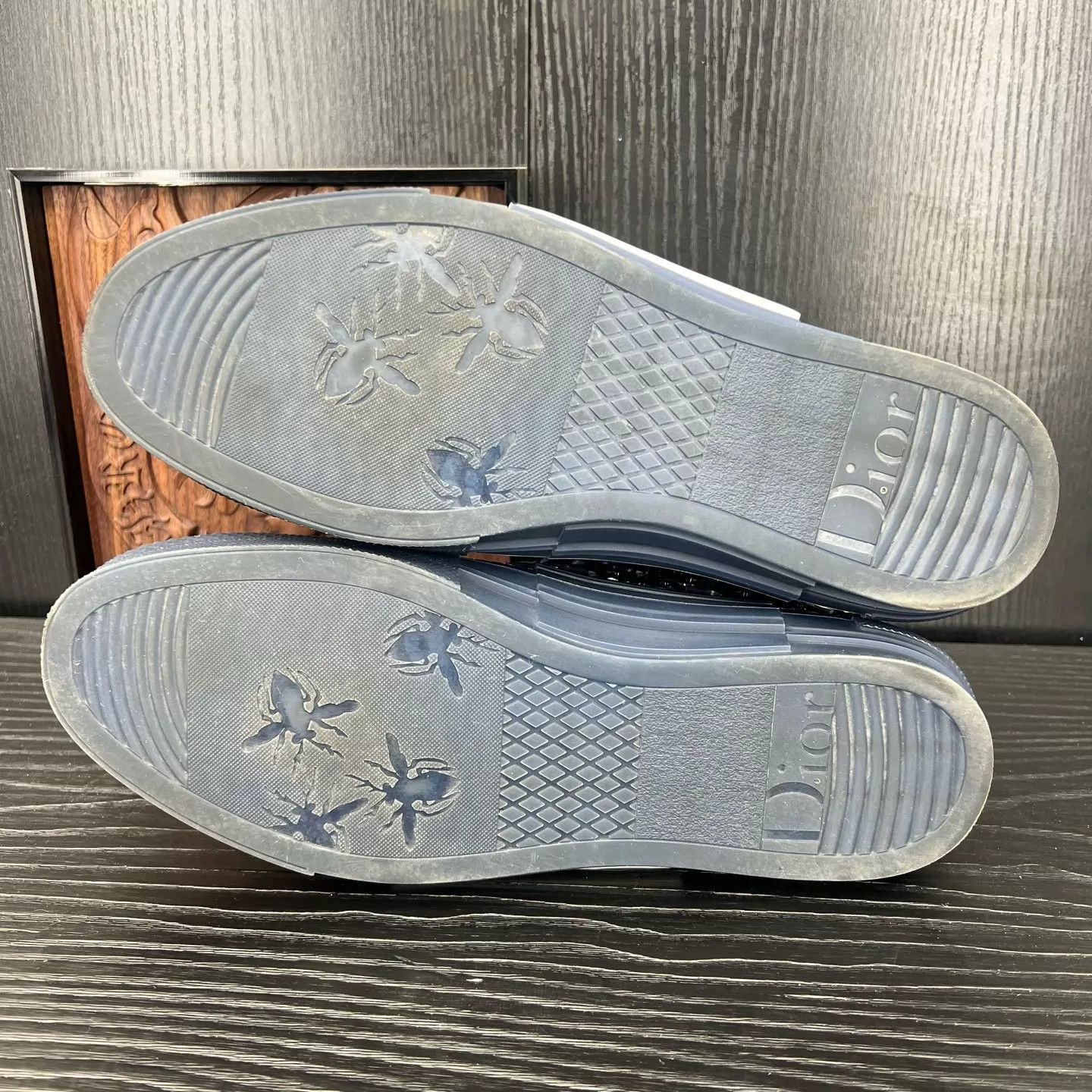 Dior Dior B23 Navy Blue Allover Print Size 43 Size US 10 / EU 43 - 8 Thumbnail
