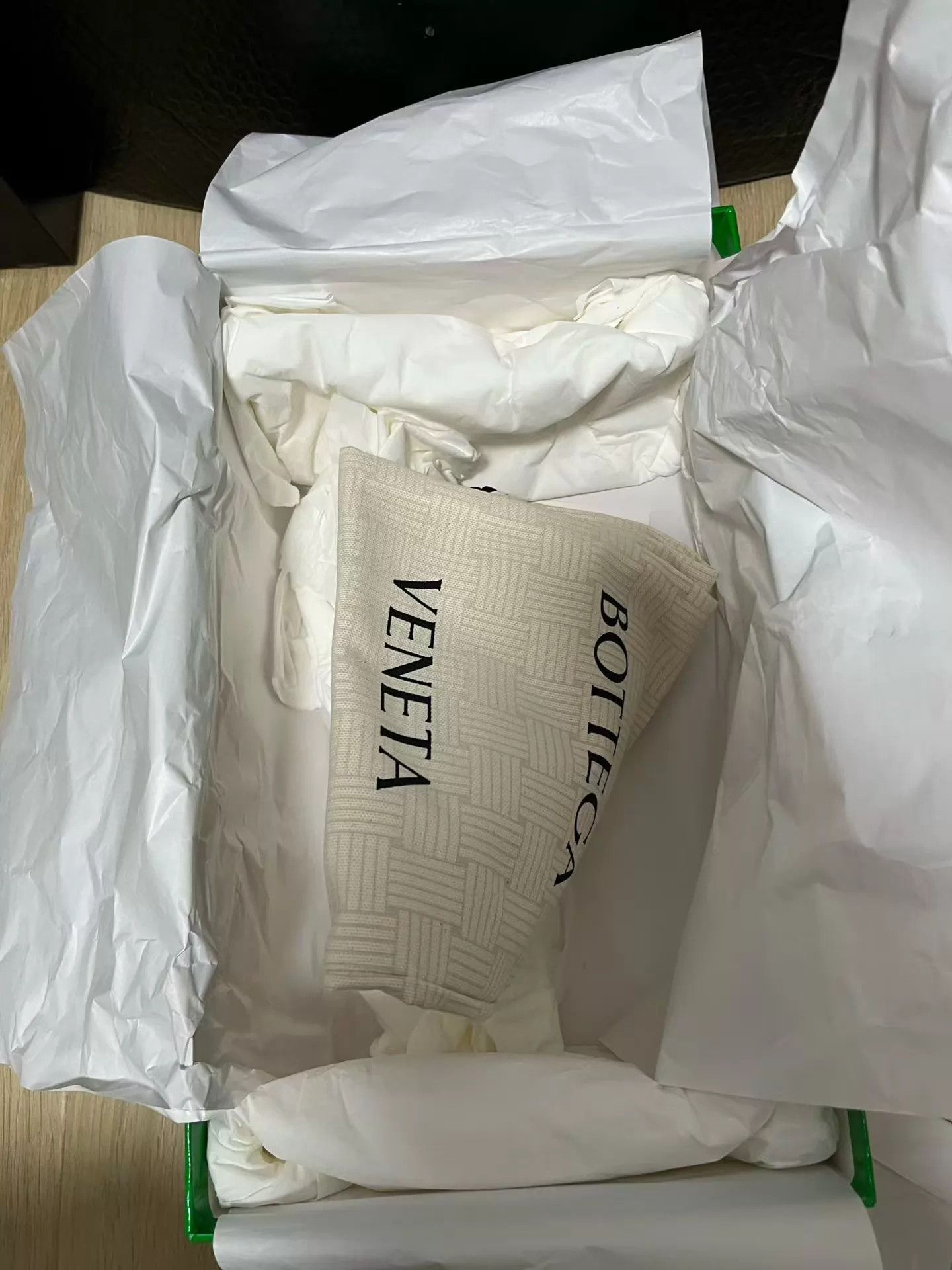 Bottega Veneta BOTTEGA VENETA Eliot Lt. Green LeatherCanvas 36 Worn Once Box Size US 5.5 / IT 35.5 - 8 Thumbnail