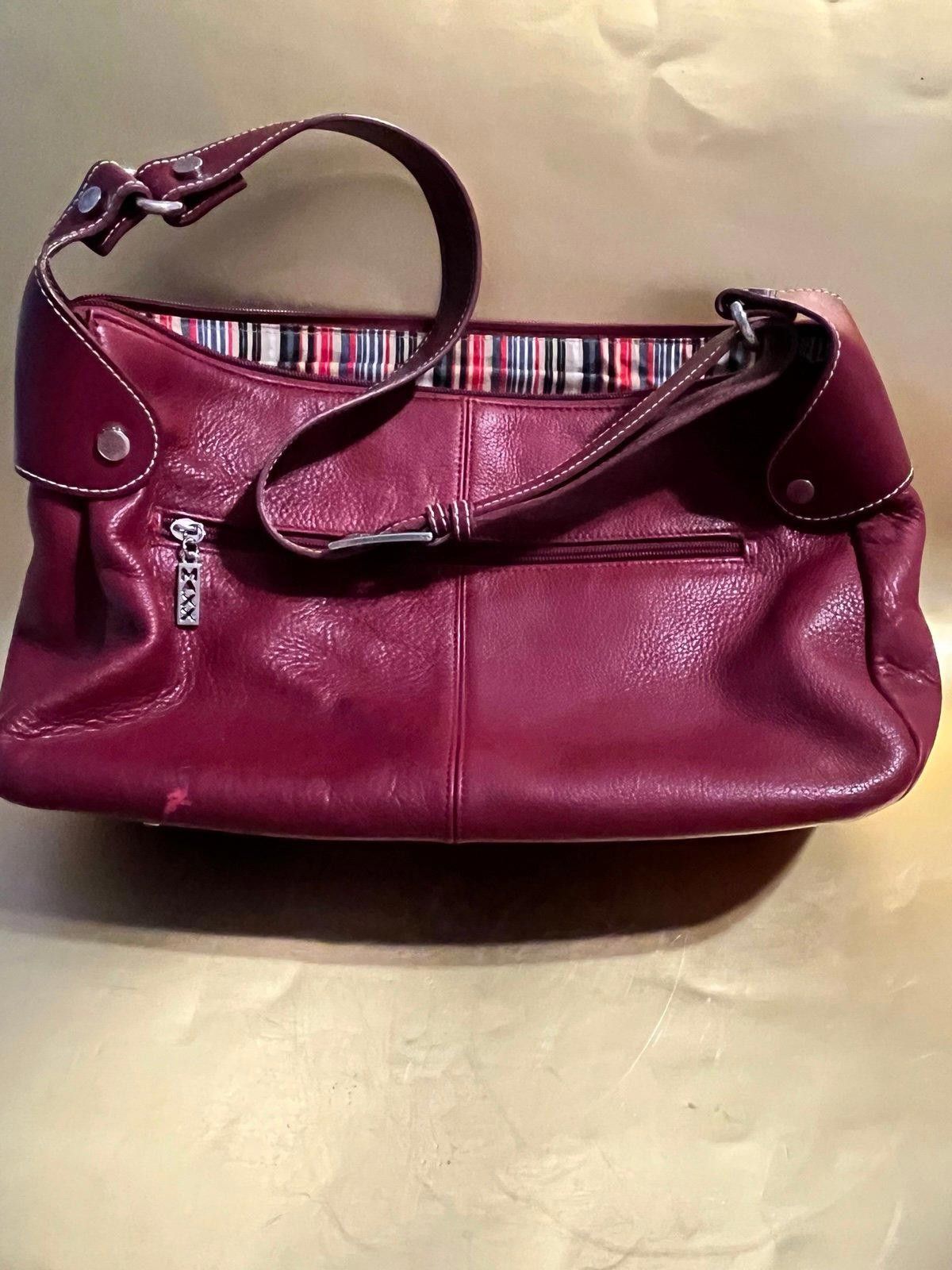 Other Maxx New York Red Leather Shoulder Bag Size ONE SIZE - 4 Thumbnail