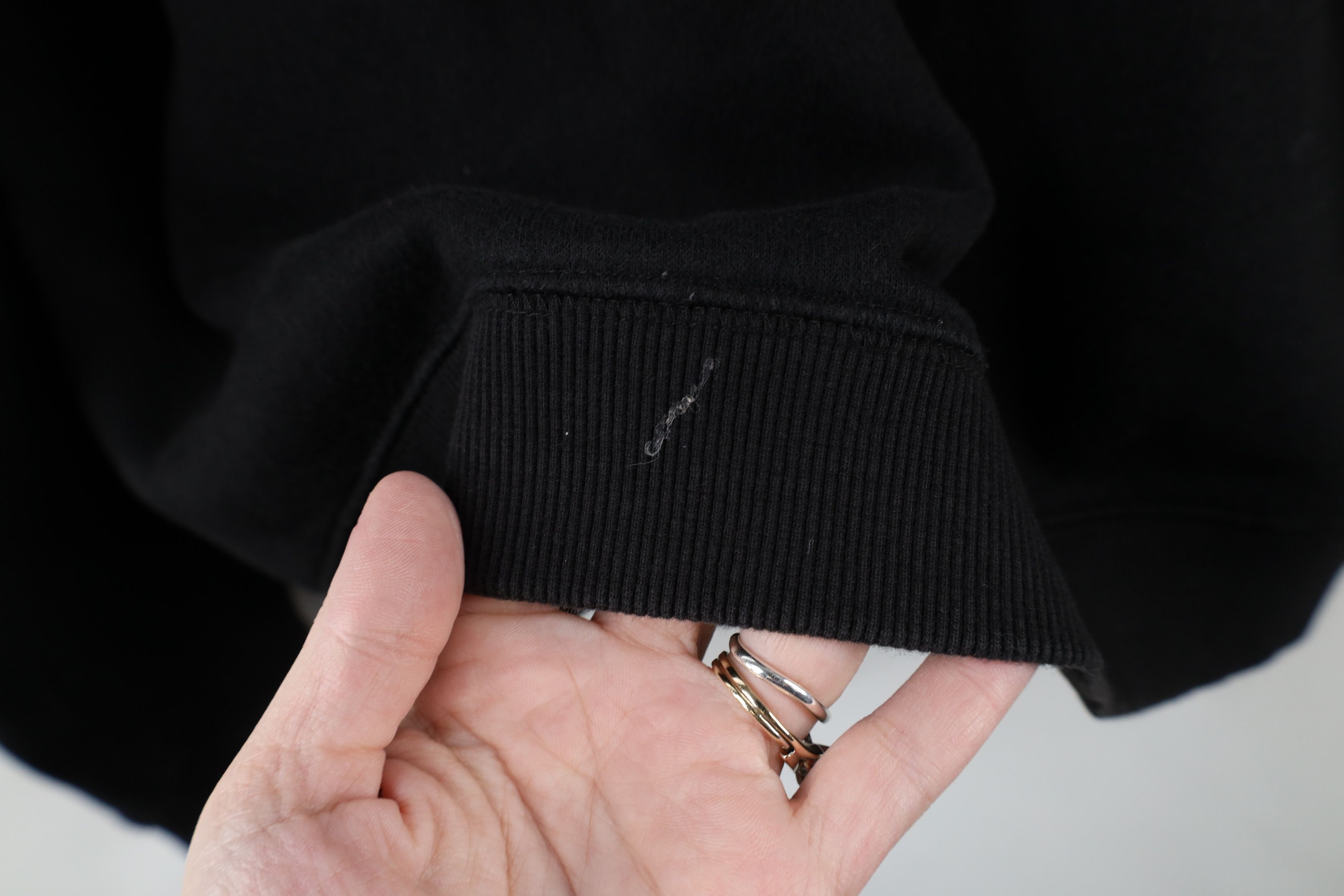 Vintage Vintage 90s Streetwear Full Zip Hoodie Sweatshirt Black Size L / US 10 / IT 46 - 11 Thumbnail