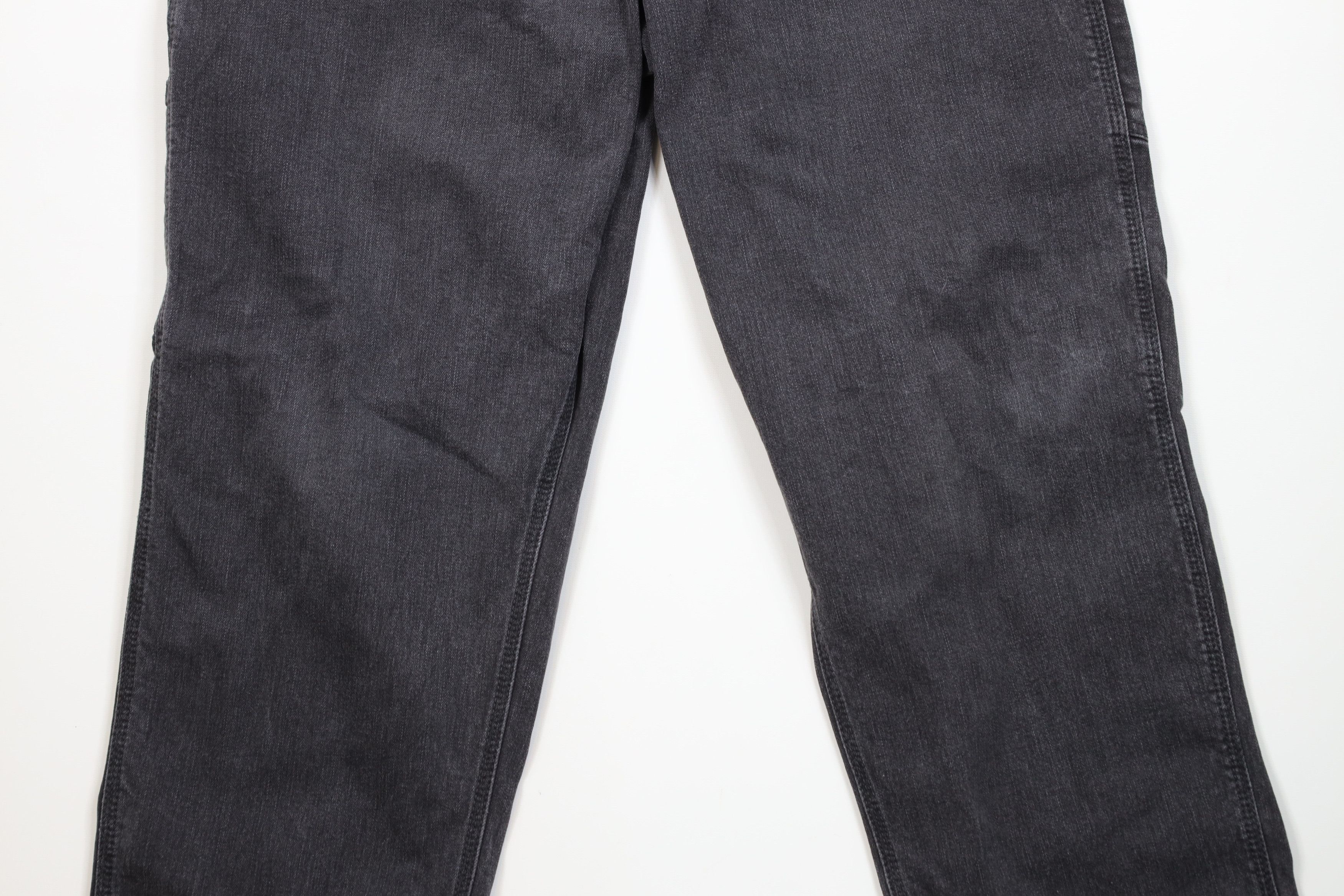 Caterpillar Vintage Cat Caterpillar Wide Leg Dungaree Jeans Black Size US 38 / EU 54 - 3 Thumbnail