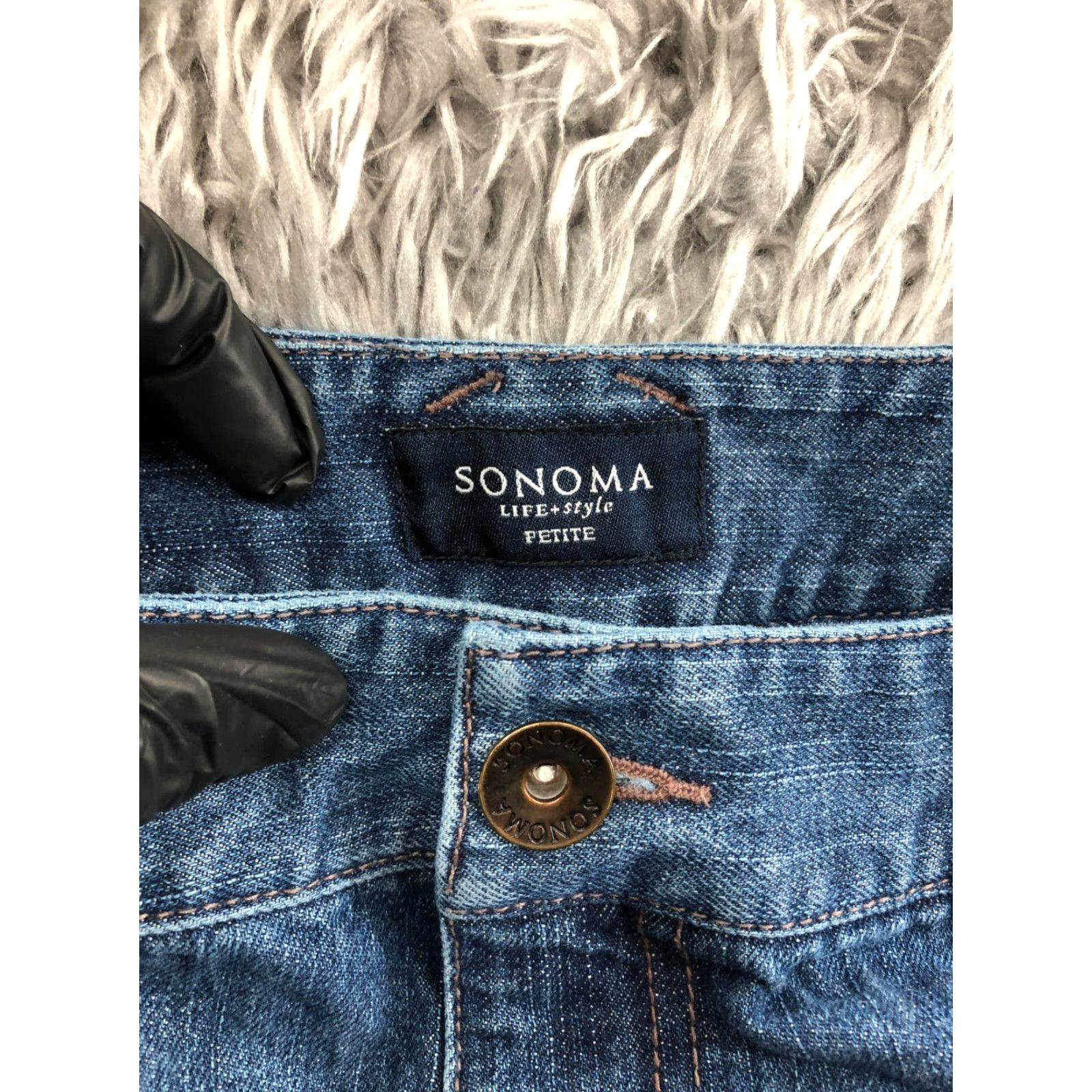Vintage Sonoma Bermuda Shorts Womens Size 10 Mid Rise Medium Wash Blue Size 32" / US 10 / IT 46 - 5 Thumbnail