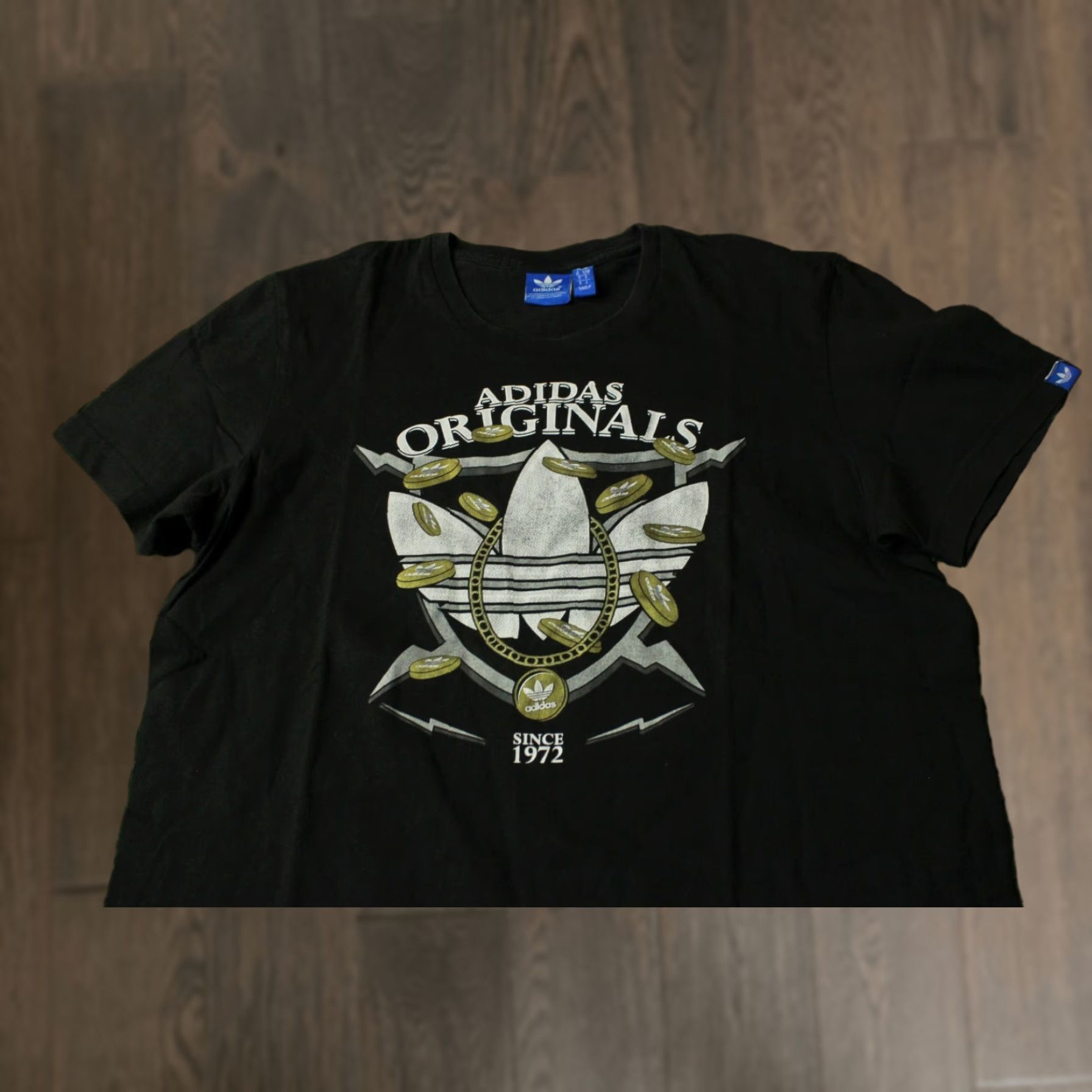 Adidas ADIDAS MENS CASUAL SHIRT T-SHIRT JERSEY TRIKOT MAGLIA SIZE S BLACK Slim Logo T-Shirt 2014 Men Short Sleeve Cotton Solid Casual Tee Size US S / EU 44-46 / 1 - 1 Thumbnail
