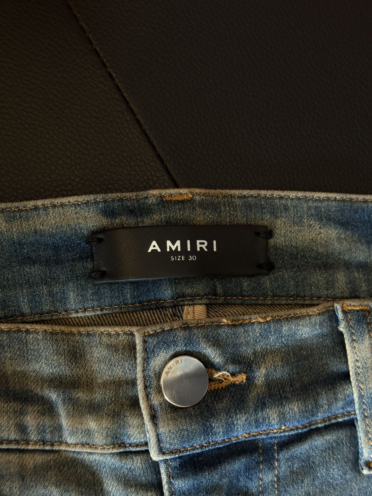 Amiri Amiri Blue Jeans Colorful Paint Splatter Size 30 Flawless 🧼 Size US 30 / EU 46 - 16 Thumbnail