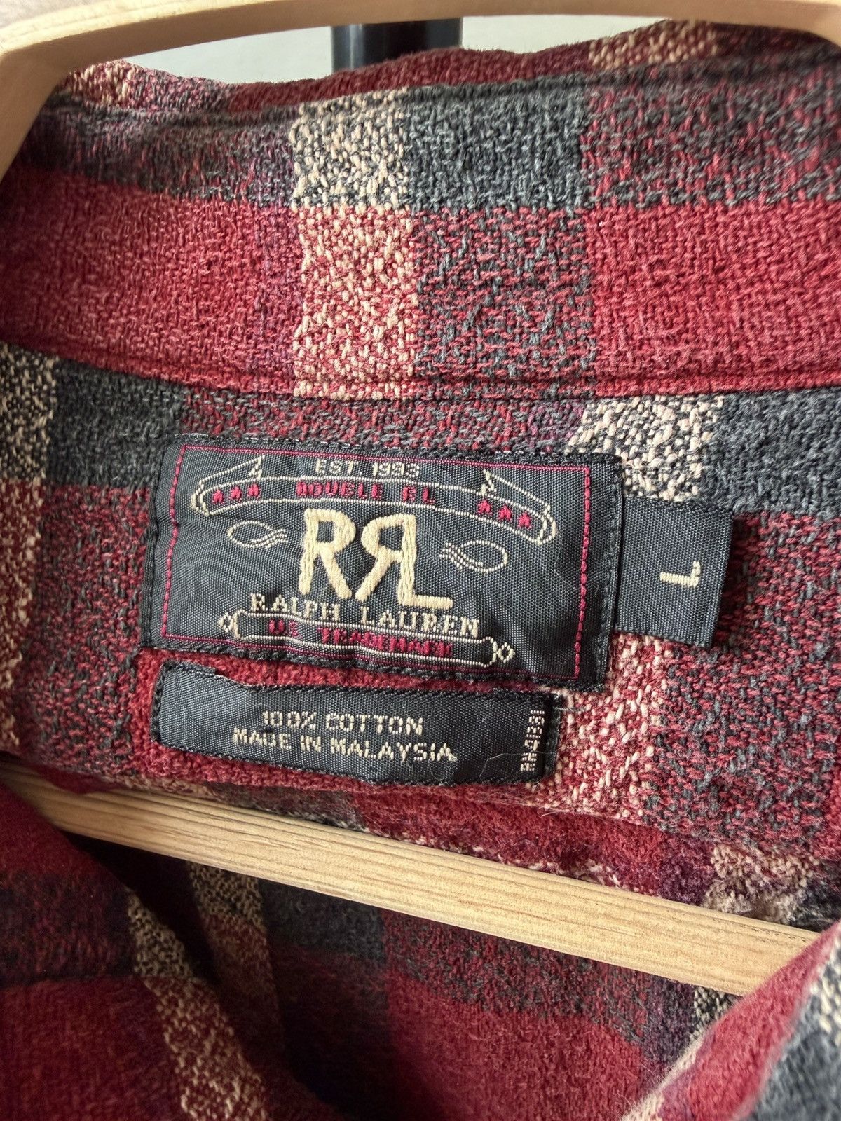RRL Ralph Lauren RRL Ralph Lauren vintage SHIRT Size US L / EU 52-54 / 3 - 3 Thumbnail