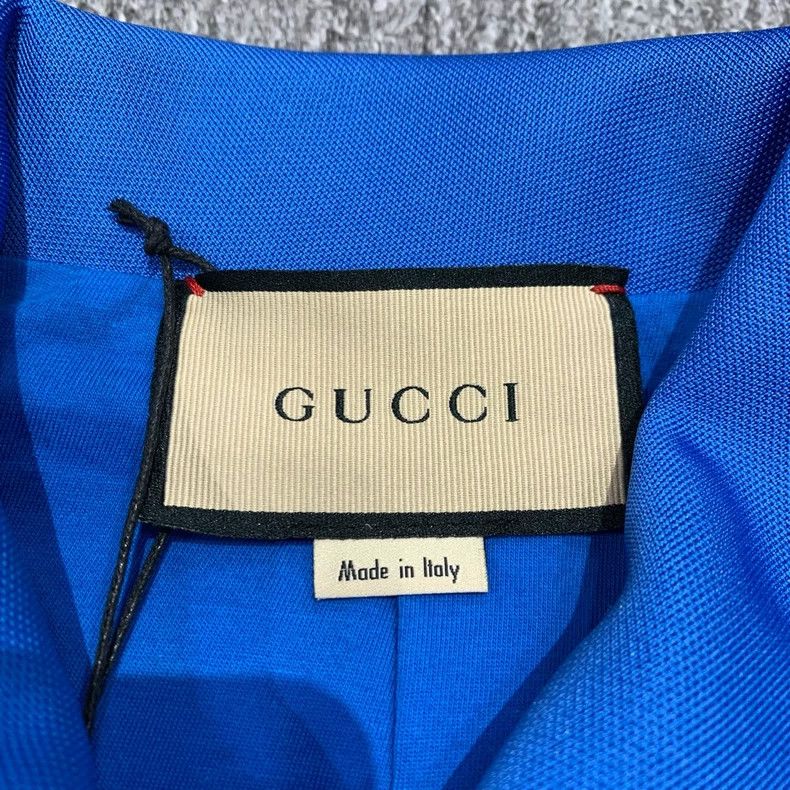 Gucci Gucci Blue back tiger head embroidered logo short jacket 25 Size US XS / EU 42 / 0 - 7 Thumbnail