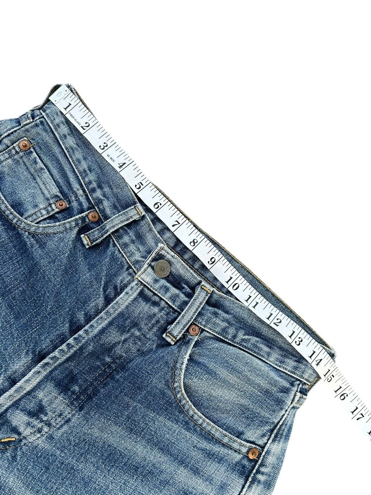Kapital Thrashed Vintage Levis Big E Selvedge Denim Jeans Size US 29 - 17 Thumbnail