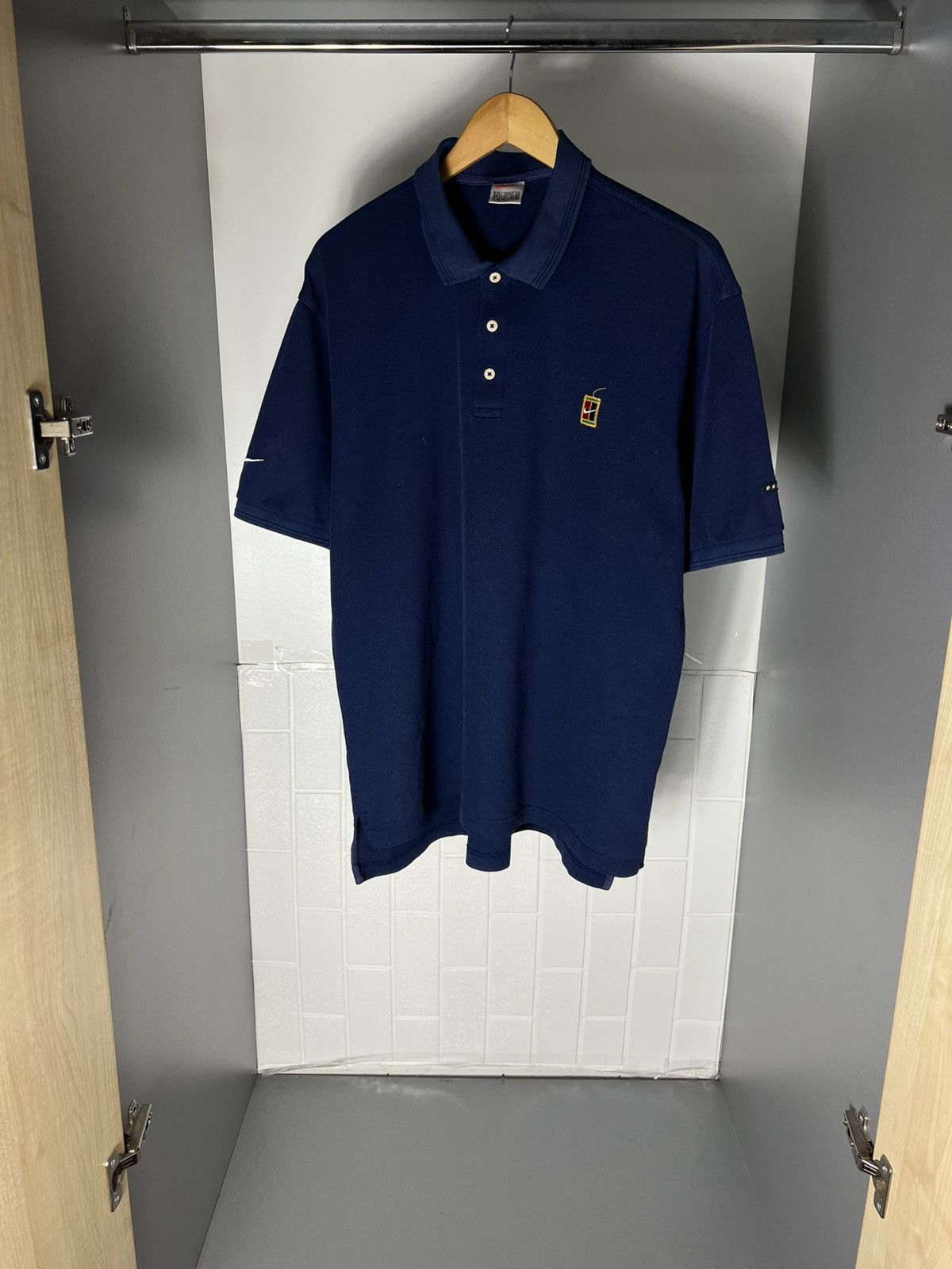 Nike Vintage Nike Dri Fit Drill Y2K Polo Shirt | Grailed