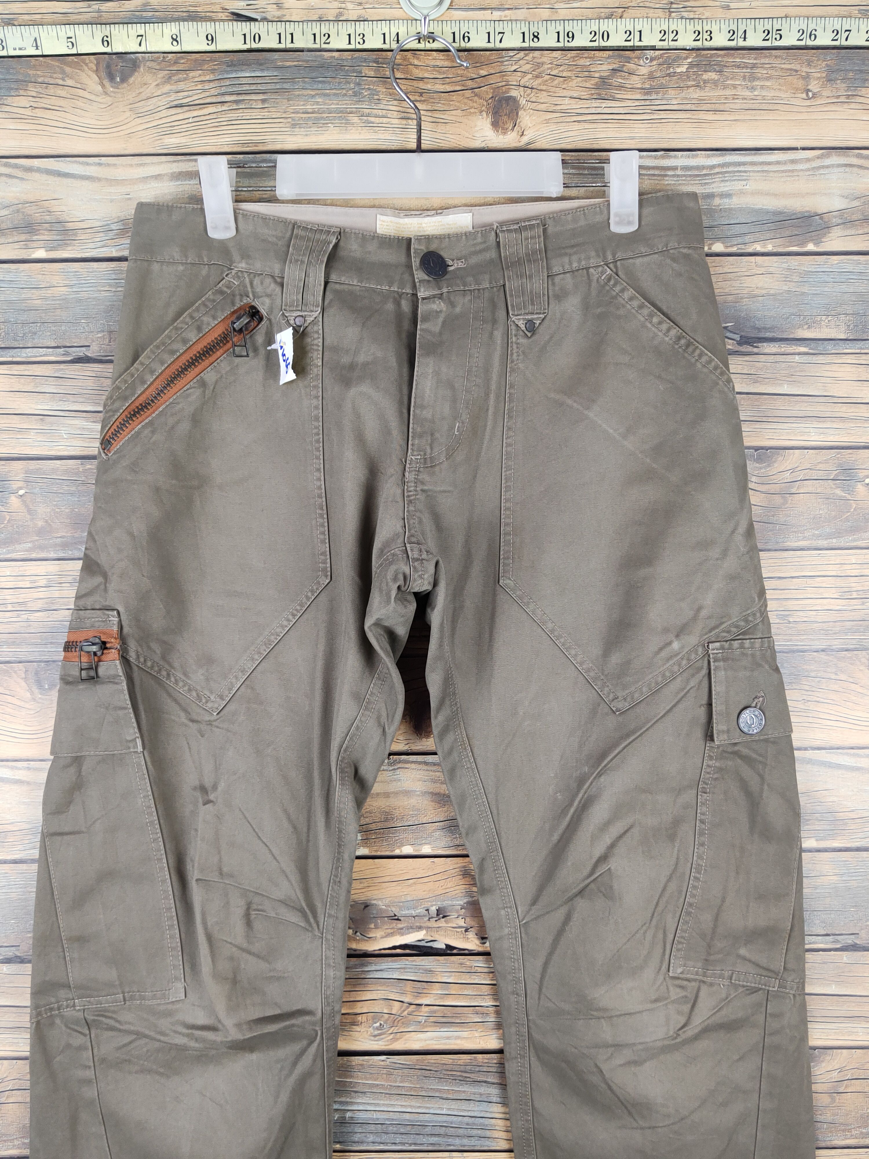 Japanese Brand Japanese Brand Olive Multipocket Tactical Cargo #W1066 Size US 30 / EU 46 - 2 Thumbnail