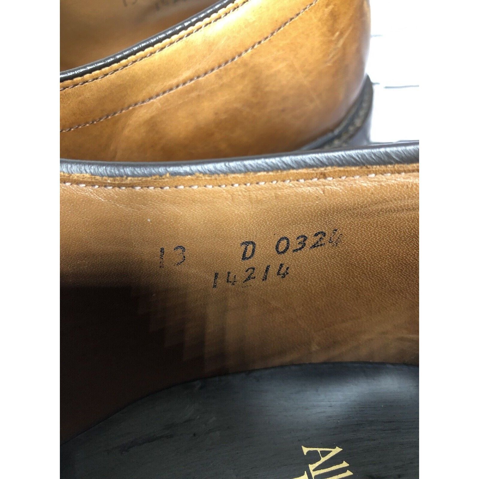 Allen Edmonds Allen Edmonds Dawson Brown Leather Derby Blucher Bicycle Dre Size US 13 / EU 46 - 8 Thumbnail