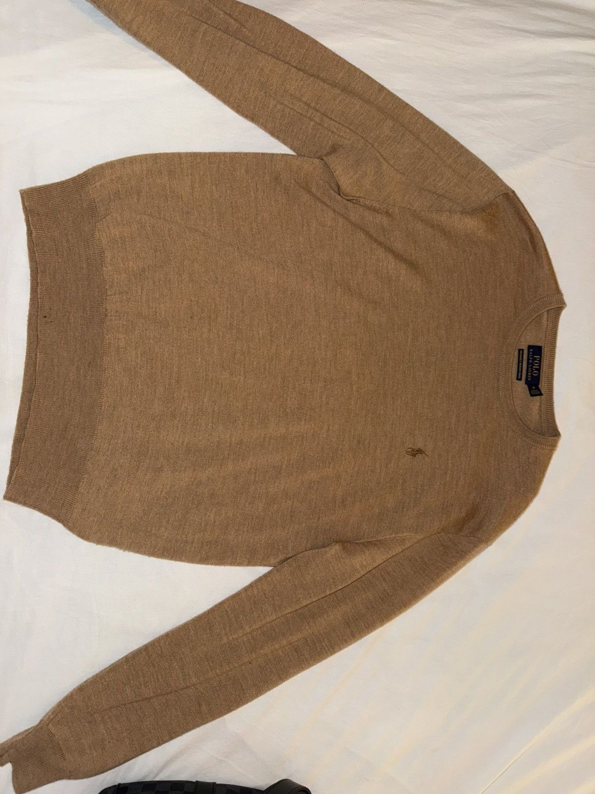 Polo Ralph Lauren Polo Ralph Lauren Camel Merino Wool Knit Sweater Medium Size US M / EU 48-50 / 2 - 4 Thumbnail