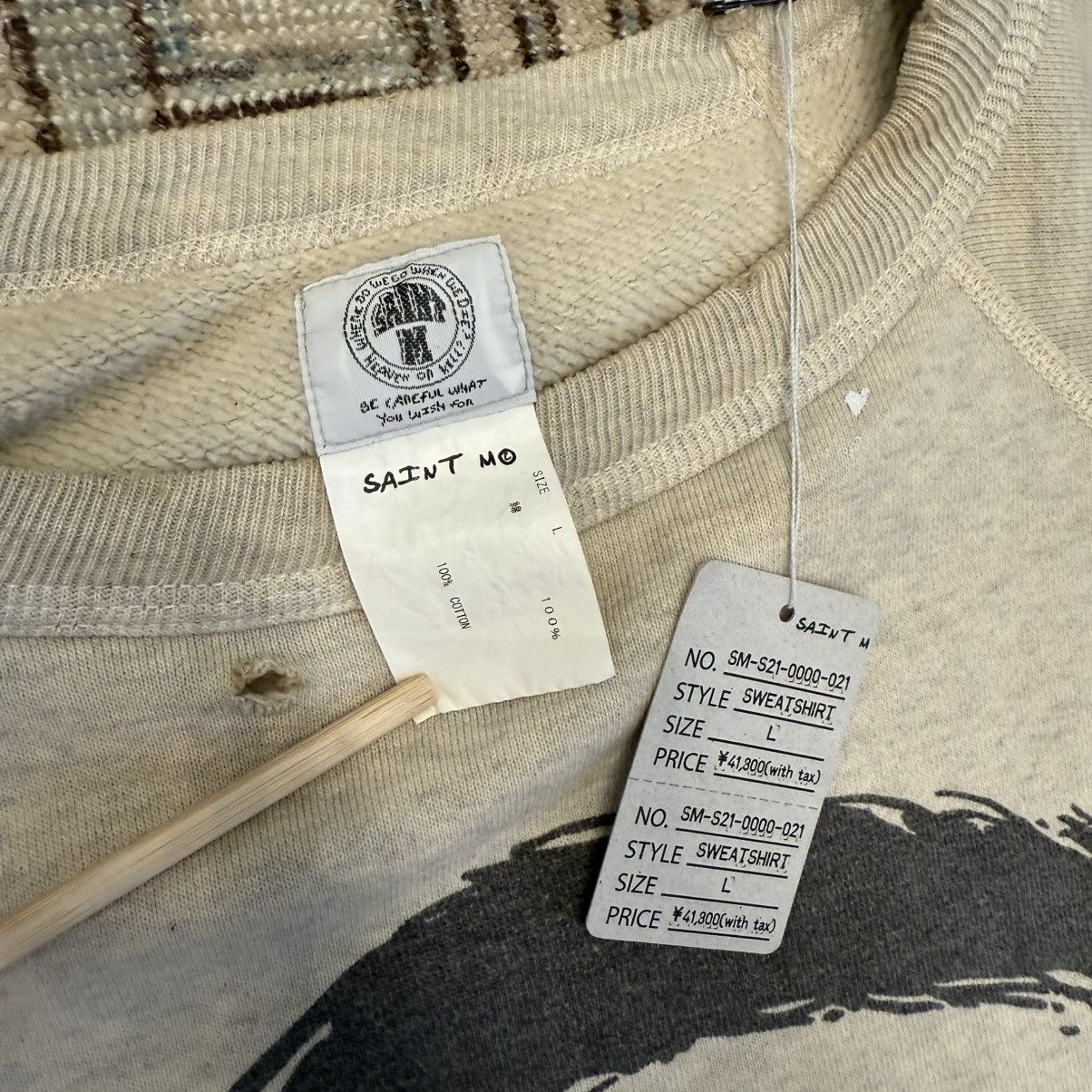 Saint Michael God Eye Crewneck Size US L / EU 52-54 / 3 - 3 Thumbnail