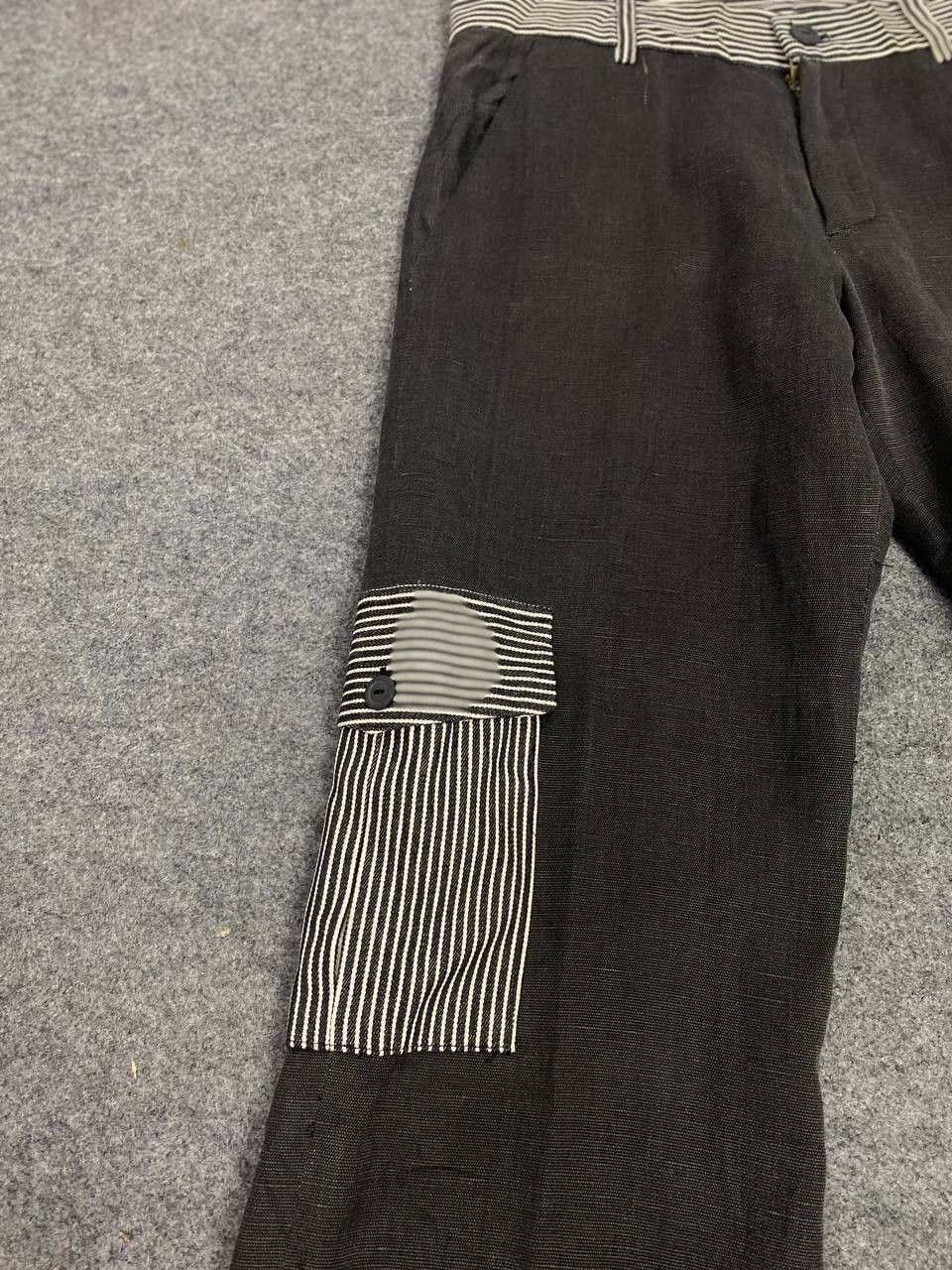 Japanese Brand japanese brand cargo pants hickory stripe design Size US 30 / EU 46 - 6 Thumbnail
