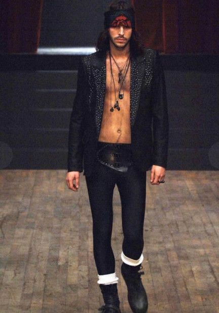 Number (N)ine Number (N)ine 2006SS Runway Studded Lambskin Leather Jacket Size US L / EU 52-54 / 3 - 7 Thumbnail