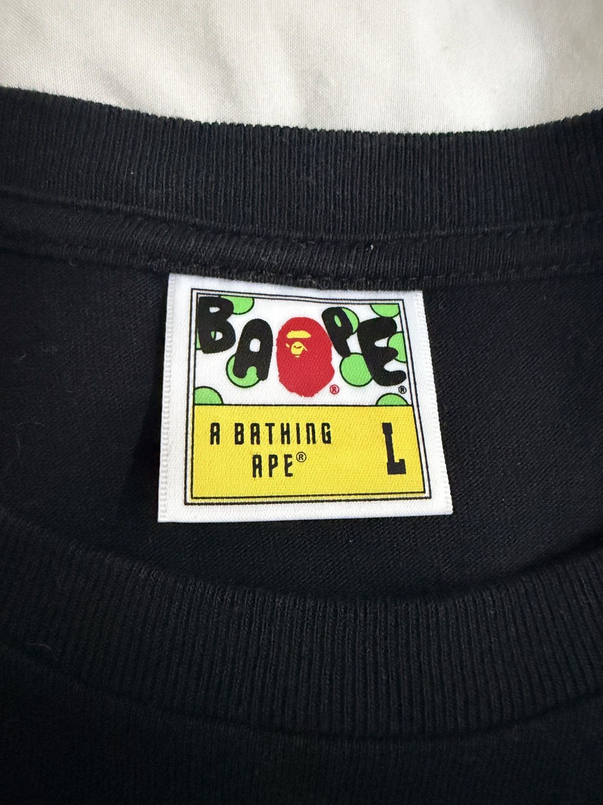 Bape Bape Space Camo Ape Face Bapesta Tee Size US L / EU 52-54 / 3 - 2 Thumbnail