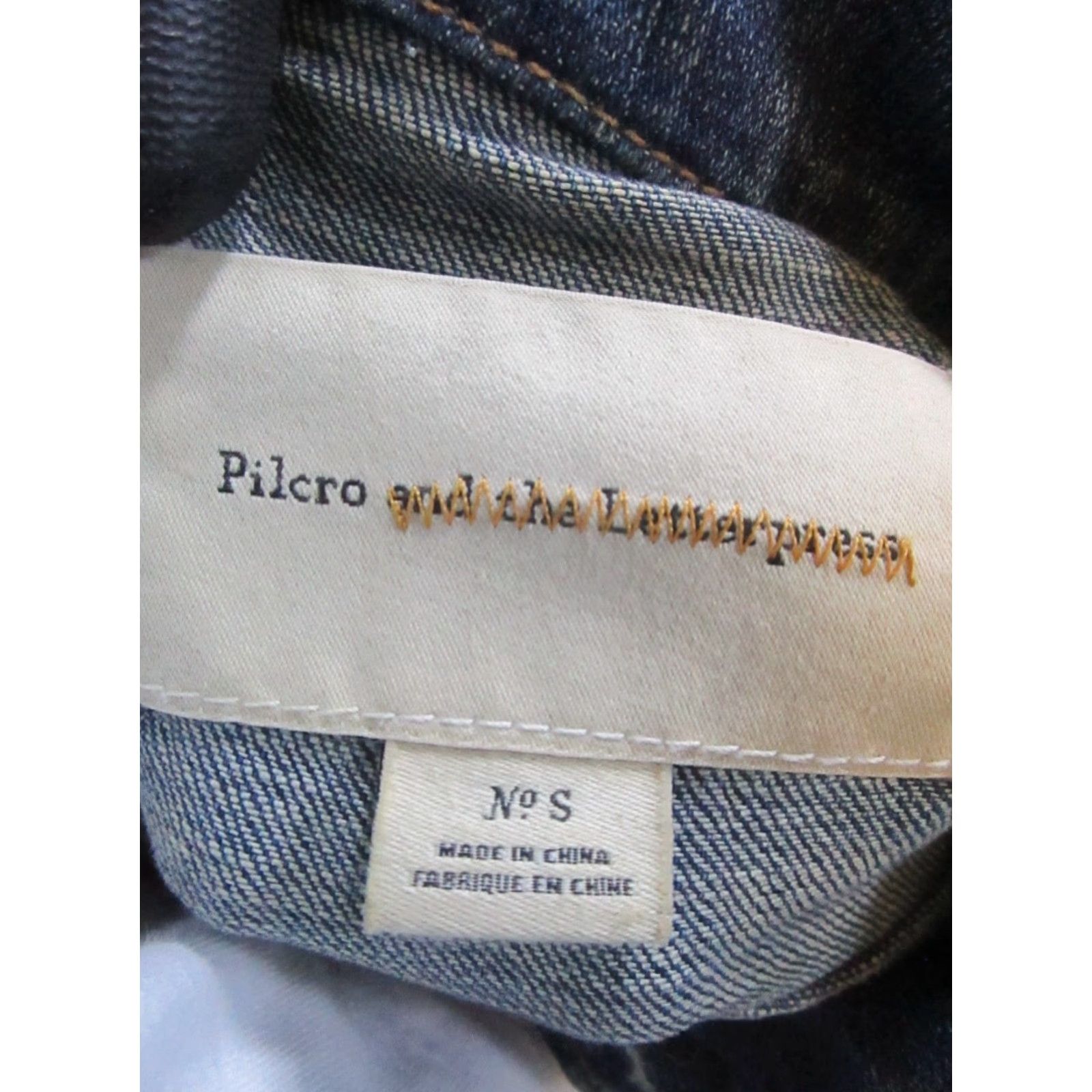 Vintage Pilcro Jacket Womens Small Blue Cotton Denim Jacket Casual Pockets Vintage No Size S / US 4 / IT 40 - 3 Thumbnail