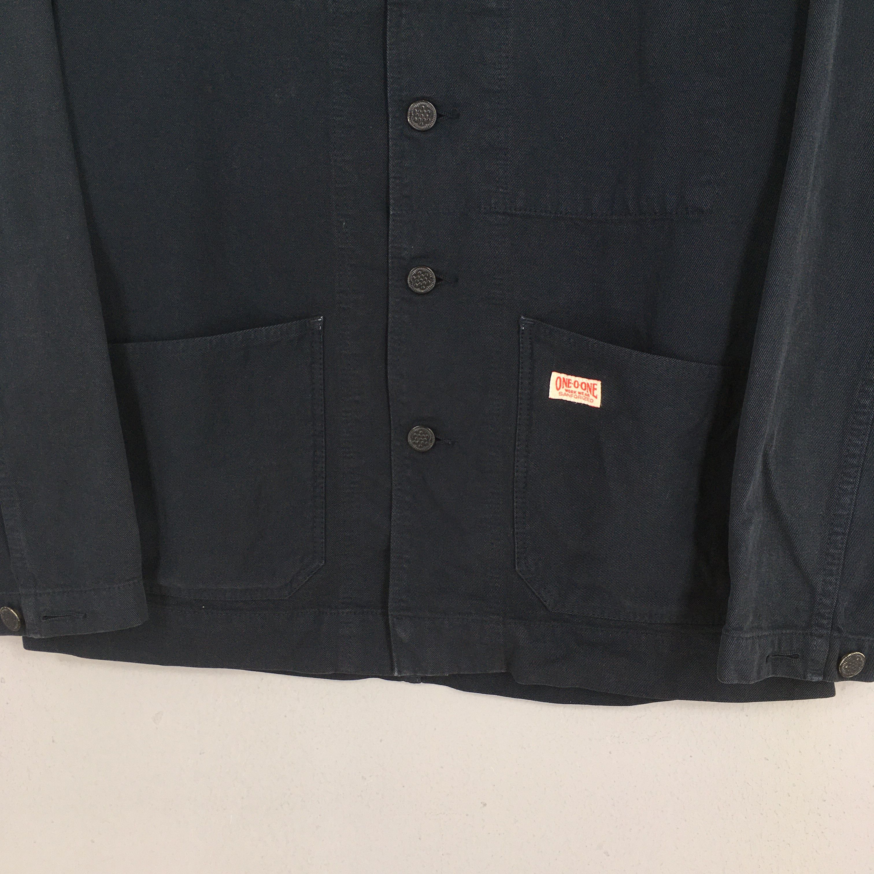 Vintage Vintage 101 Powerhouse Worker Usn Collar Shawl Jacket S Size US S / EU 44-46 / 1 - 3 Thumbnail