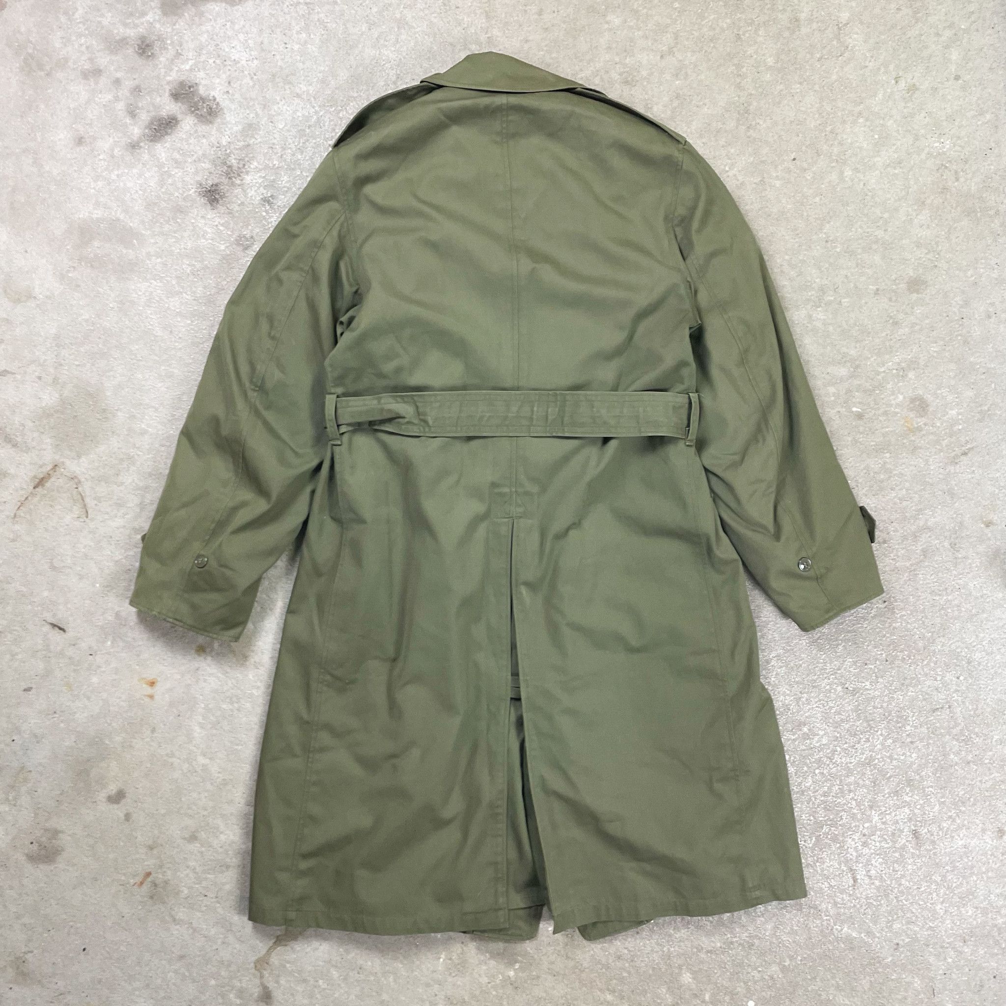 Vintage Vintage US Army Olive Green Lined Trench Coat - 1960s Size US M / EU 48-50 / 2 - 3 Thumbnail
