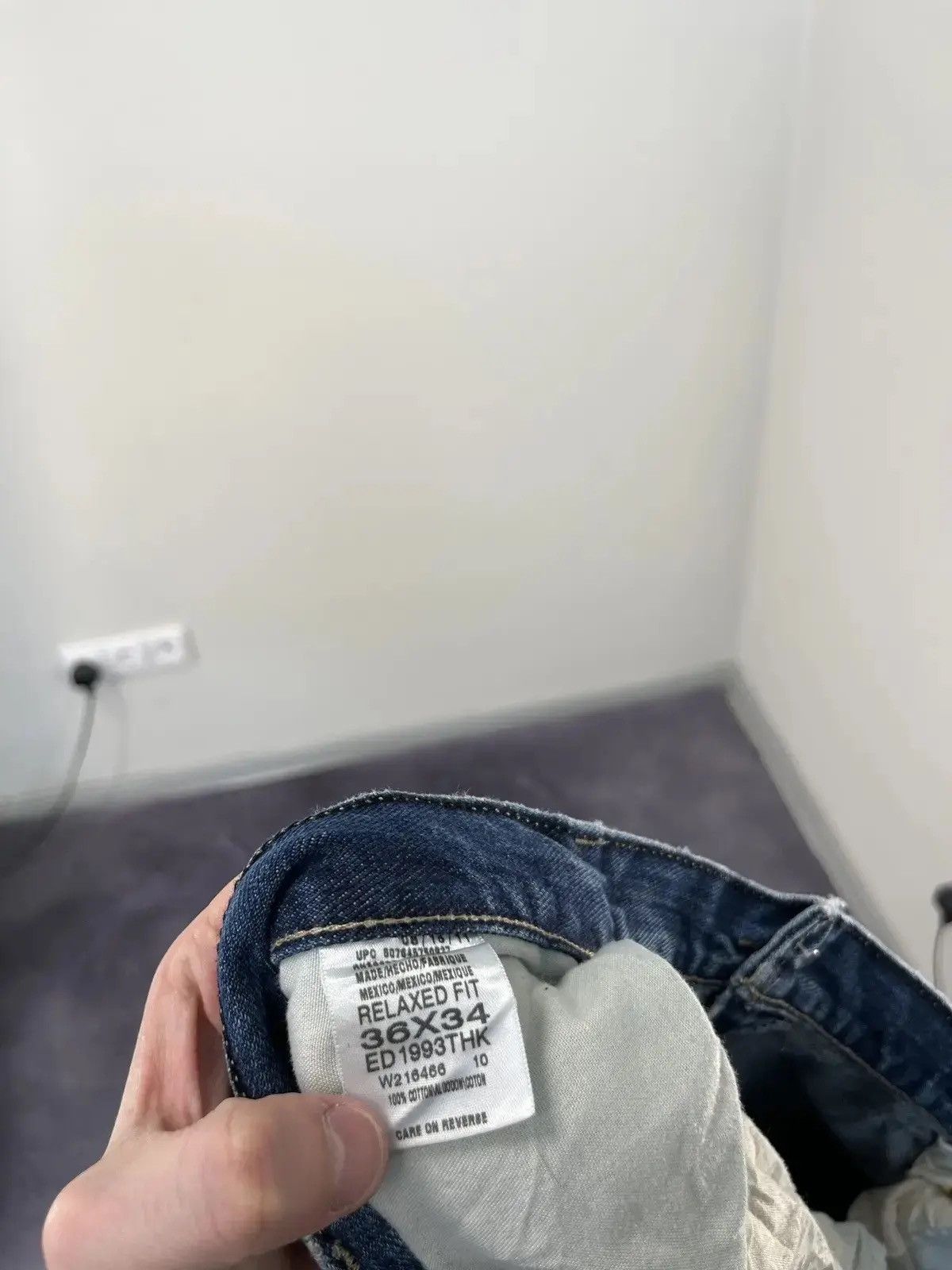 Dickies × Vintage Vintage Dickies Blue Work Denim Hype Baggy Jeans Size US 36 / EU 52 - 10 Thumbnail