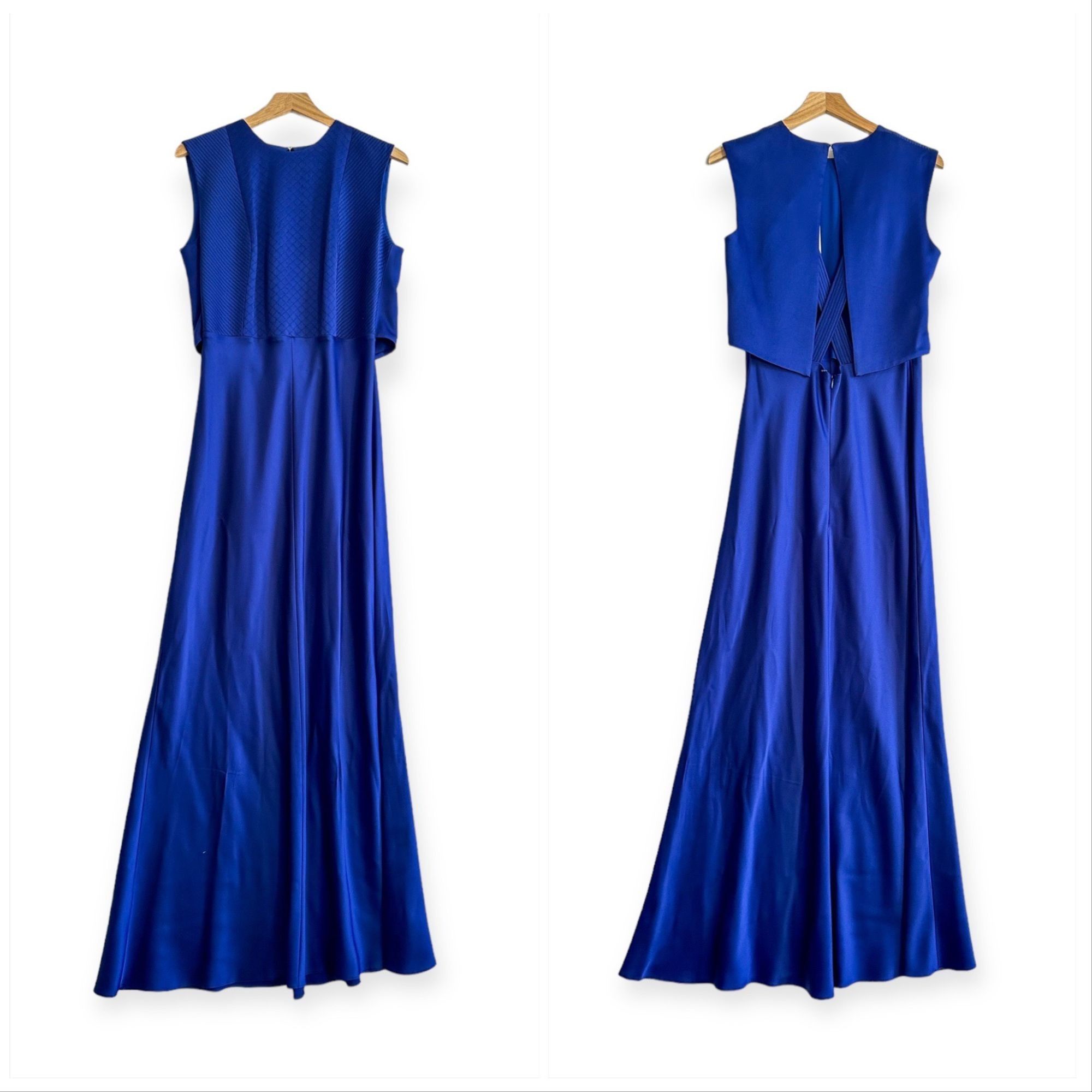 Hugo Boss Hugo Boss Blue Dacosa GC Maxi Dress, Size 42 EU, Cobalt Blue Size M / US 6-8 / IT 42-44 - 1 Thumbnail