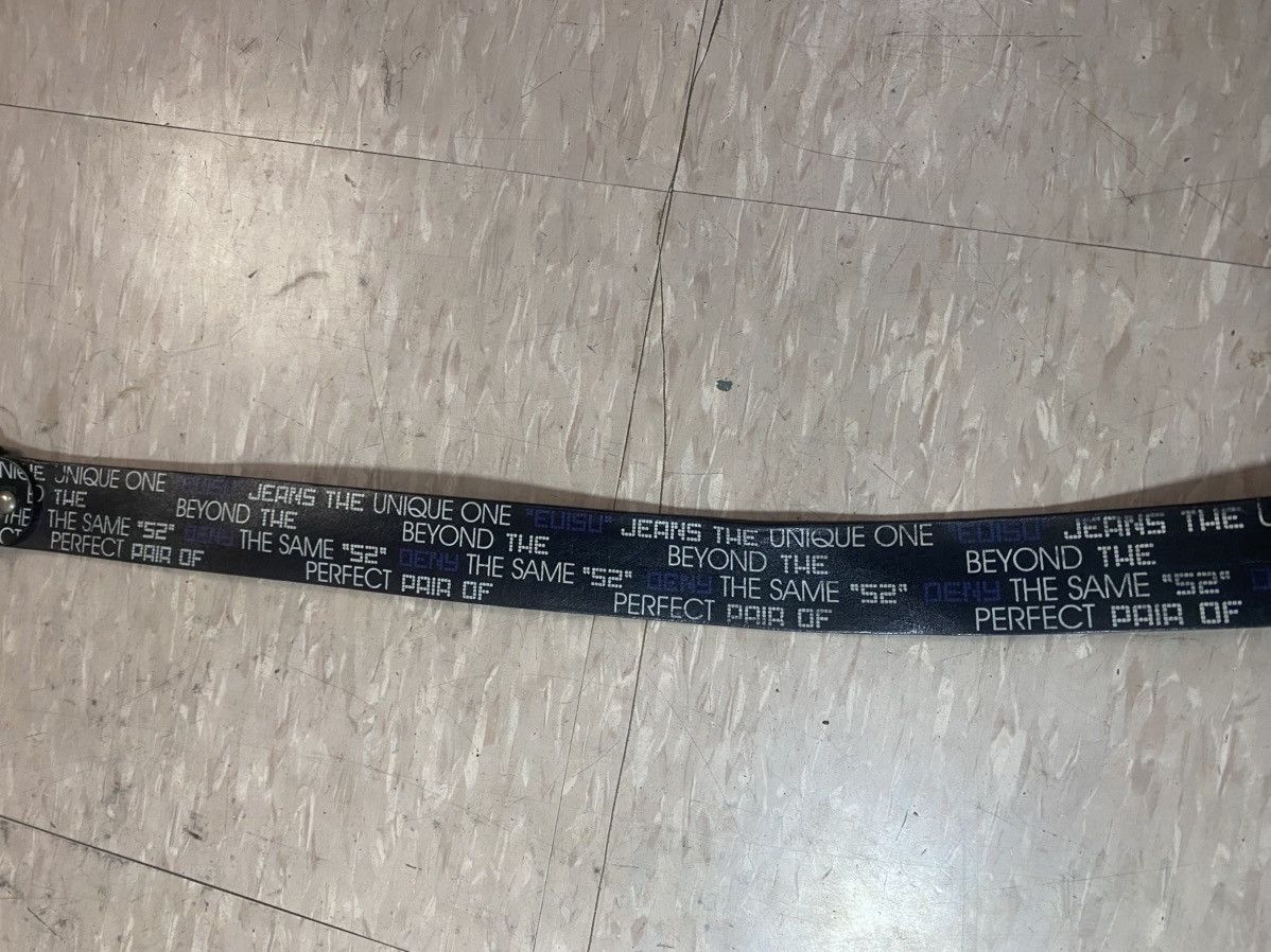 Evisu Evisu genes leather belt Size 30 - 12 Thumbnail