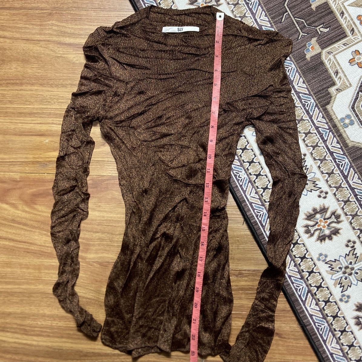 Japanese Brand × Pleats Please Issey Miyake × Sly Guild Sly Mini Dress Size S / US 4 / IT 40 - 7 Thumbnail