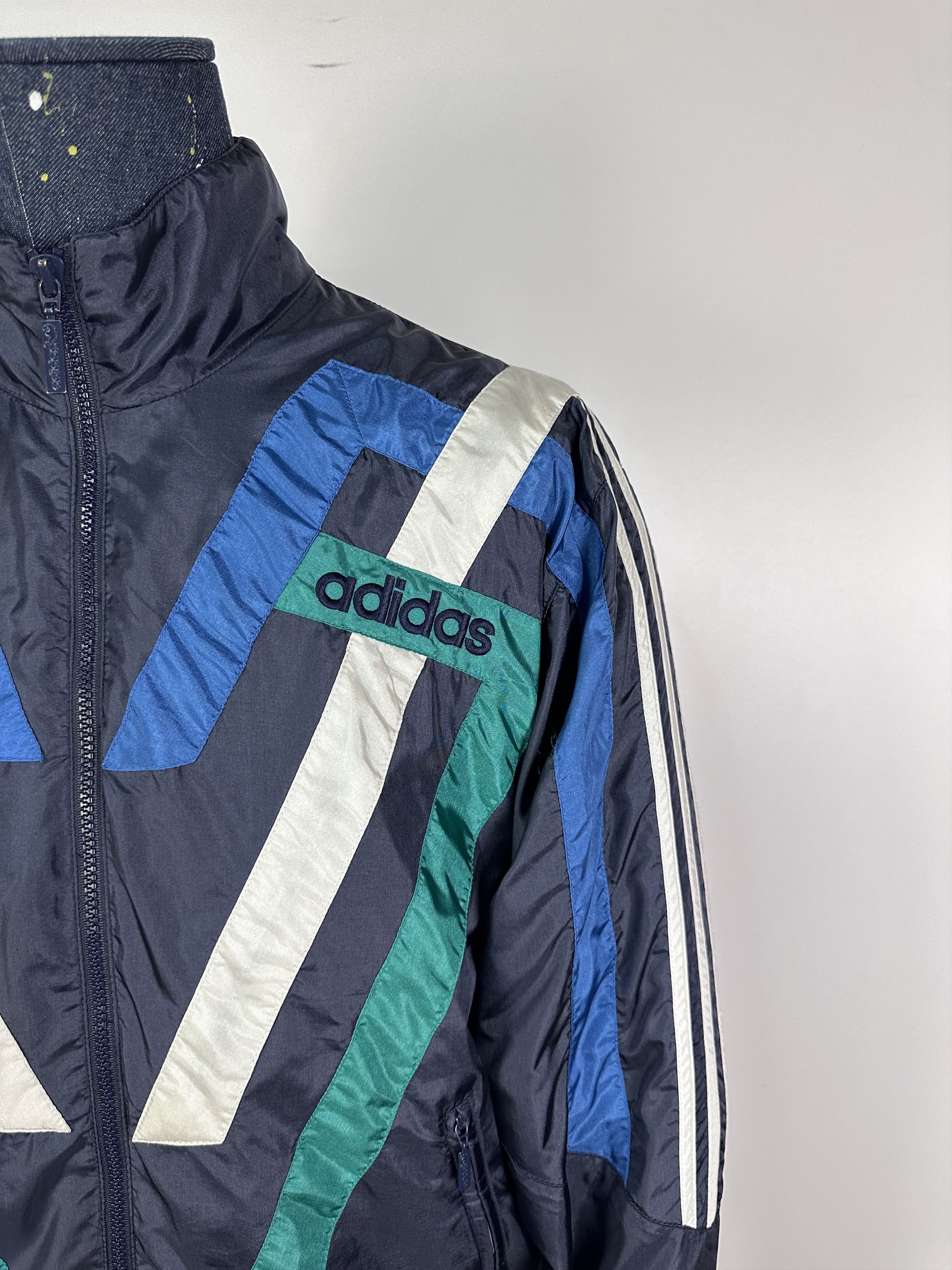 Vintage Adidas Nylon Track Suit Jacket Pants 90's Size S