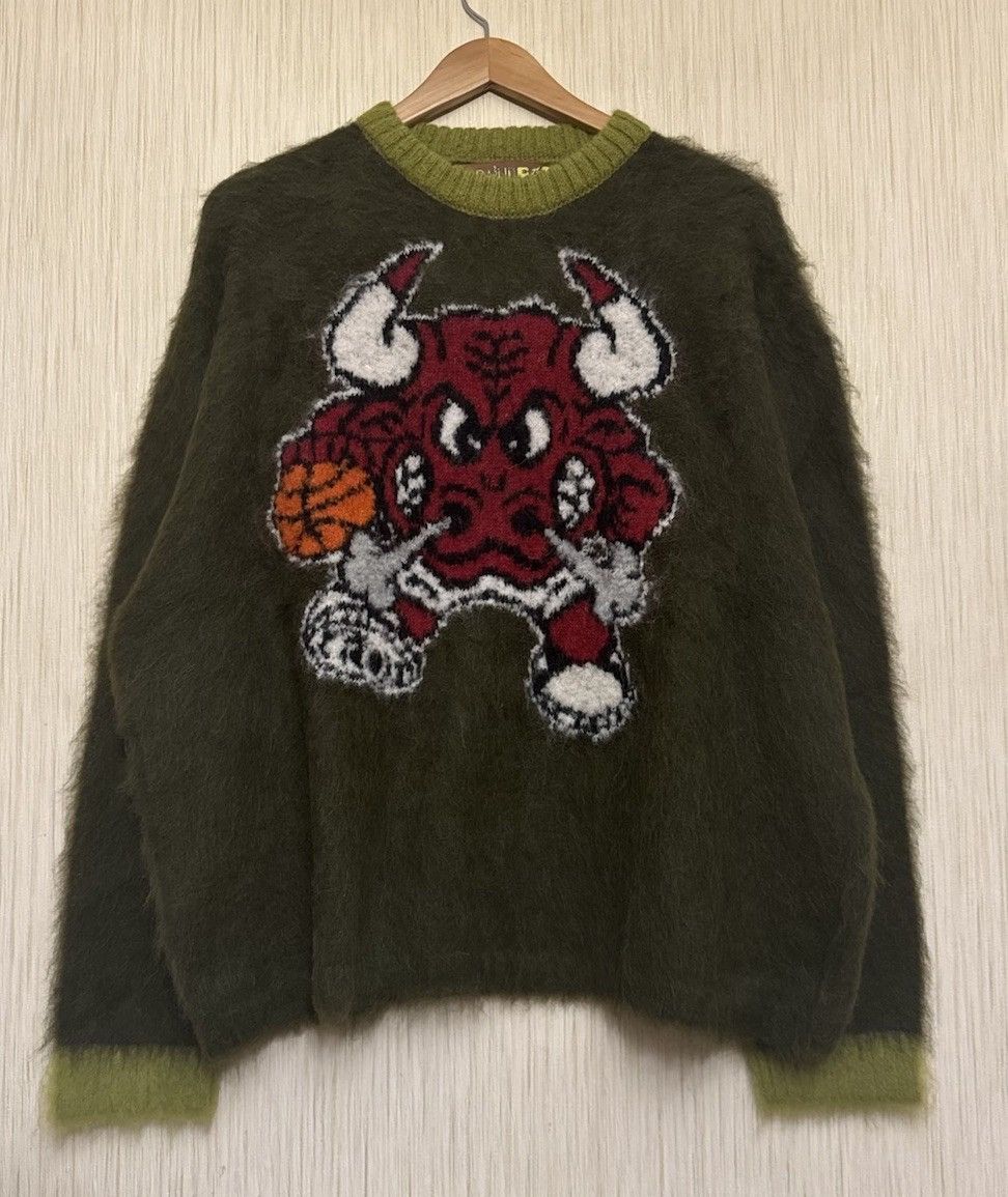 Brain Dead BRAIN DEAD X NBA Chicago Bulls Alpaca sweater Fuzzy Size L Size US L / EU 52-54 / 3 - 5 Thumbnail