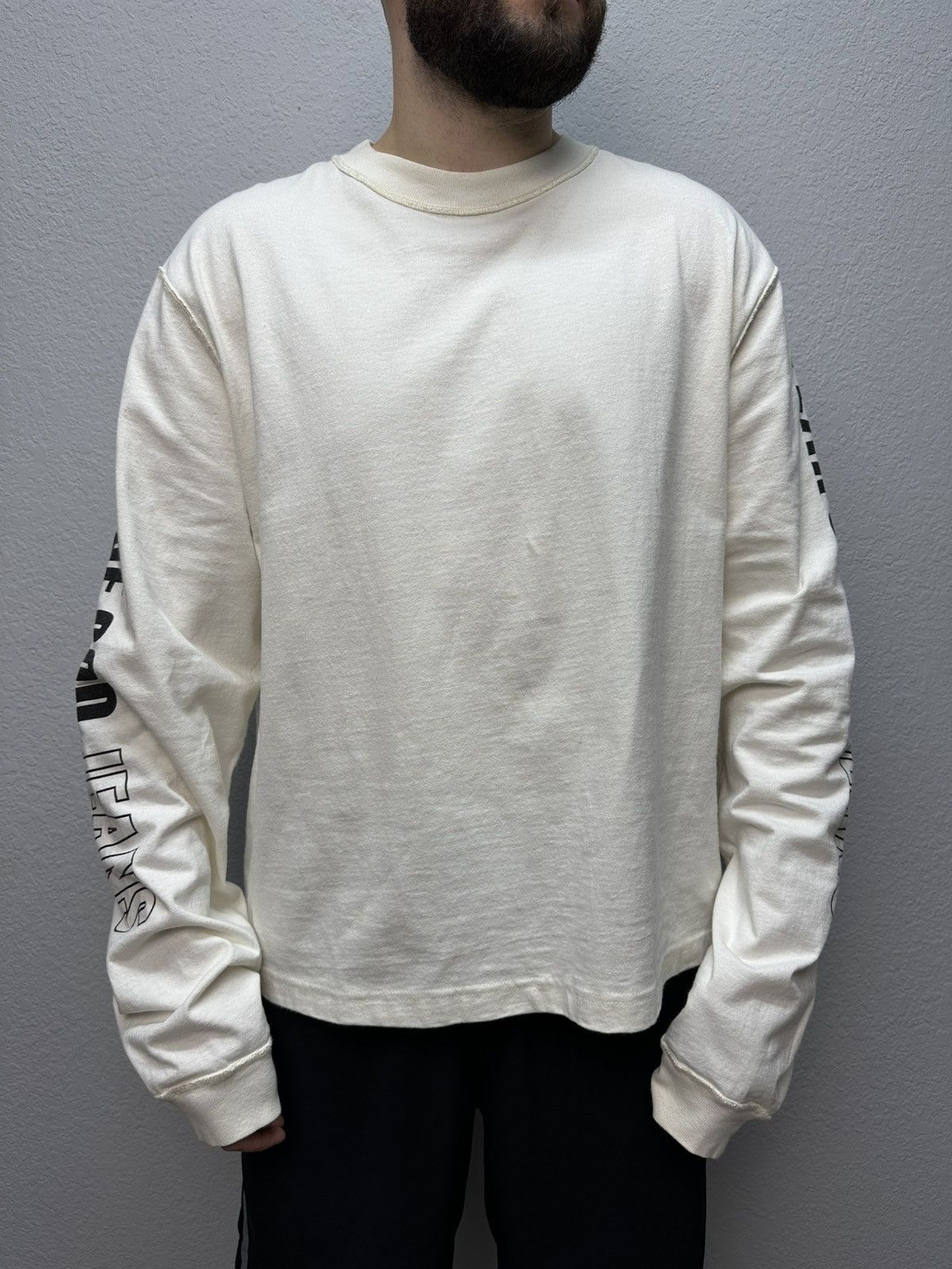 Fear of God × Vintage Vintage Fear Of God Jeans Long Sleeve Y2K Big Logo Archival Size US L / EU 52-54 / 3 - 3 Thumbnail
