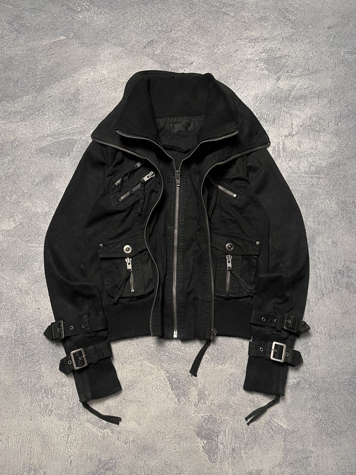 Le Grande Bleu (L.G.B.) Bondage Jacket Double Zipper CRYX LGB Style Size US S / EU 44-46 / 1 - 2 Thumbnail