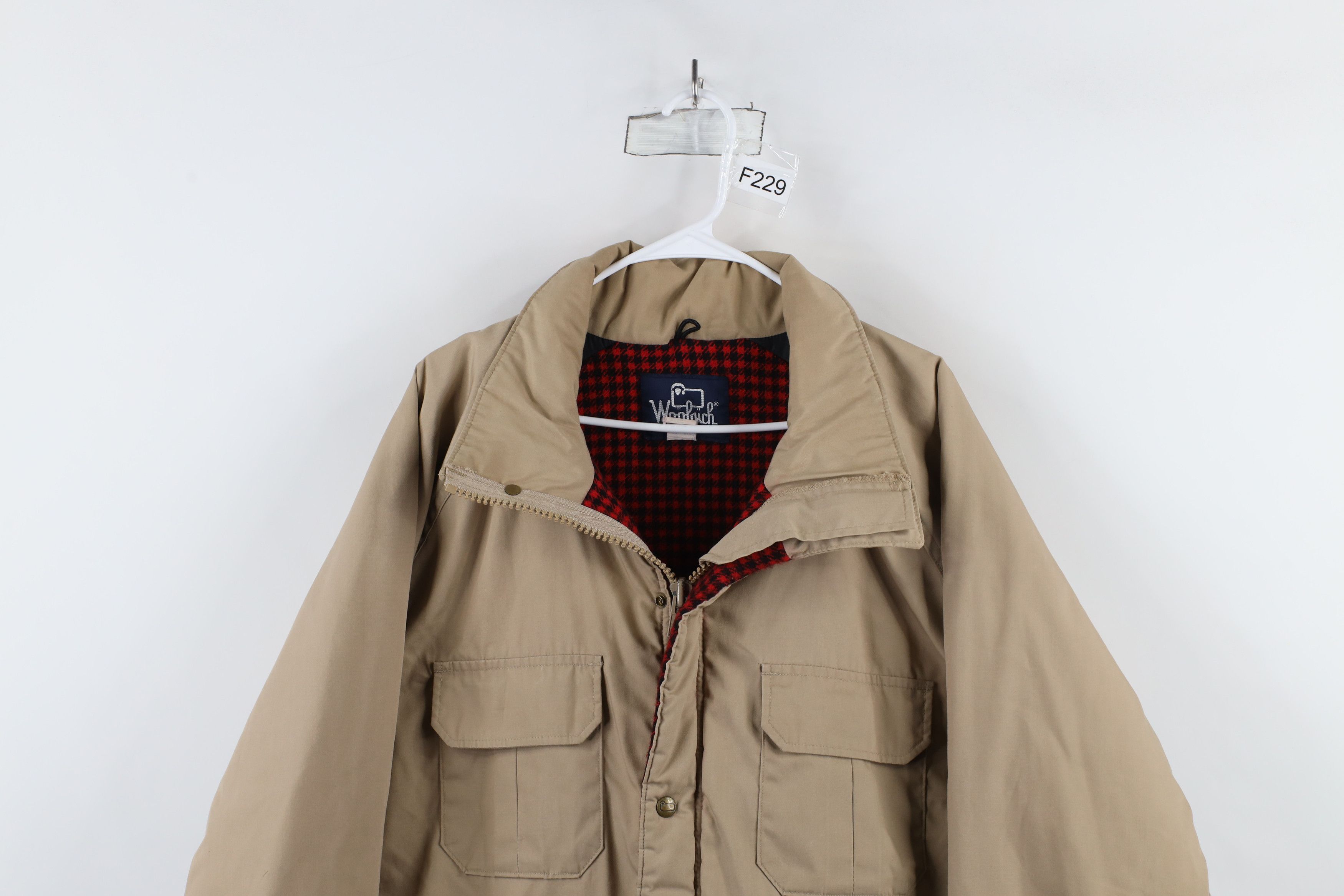 Vintage × Woolrich Woolen Mills Vintage 90s Woolrich Wool Lined Chore Barn Jacket USA Size US M / EU 48-50 / 2 - 2 Thumbnail