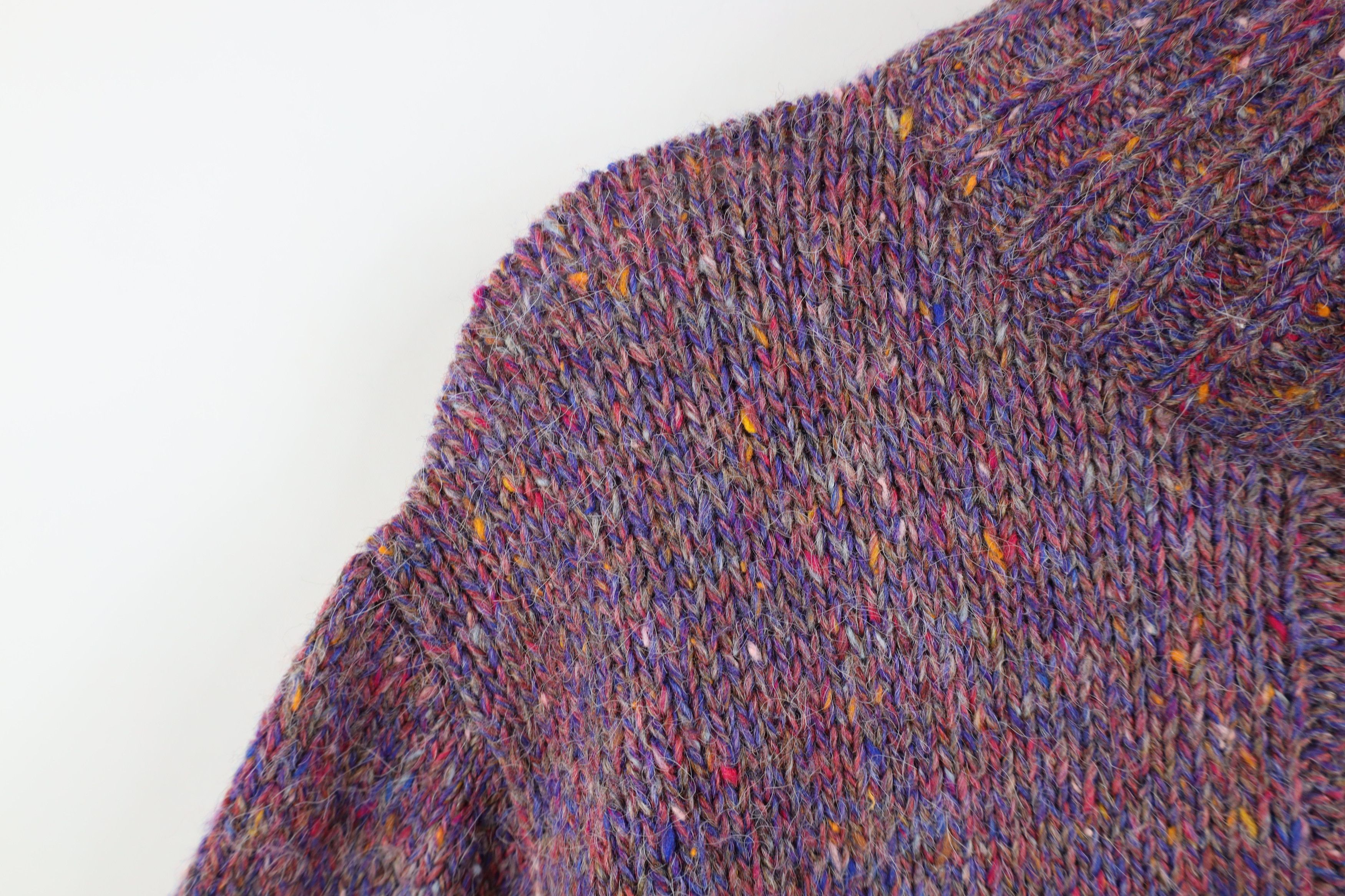 Vintage Vintage 70s Streetwear Wool Blend Knit Mock Neck Sweater Size M / US 6-8 / IT 42-44 - 6 Thumbnail