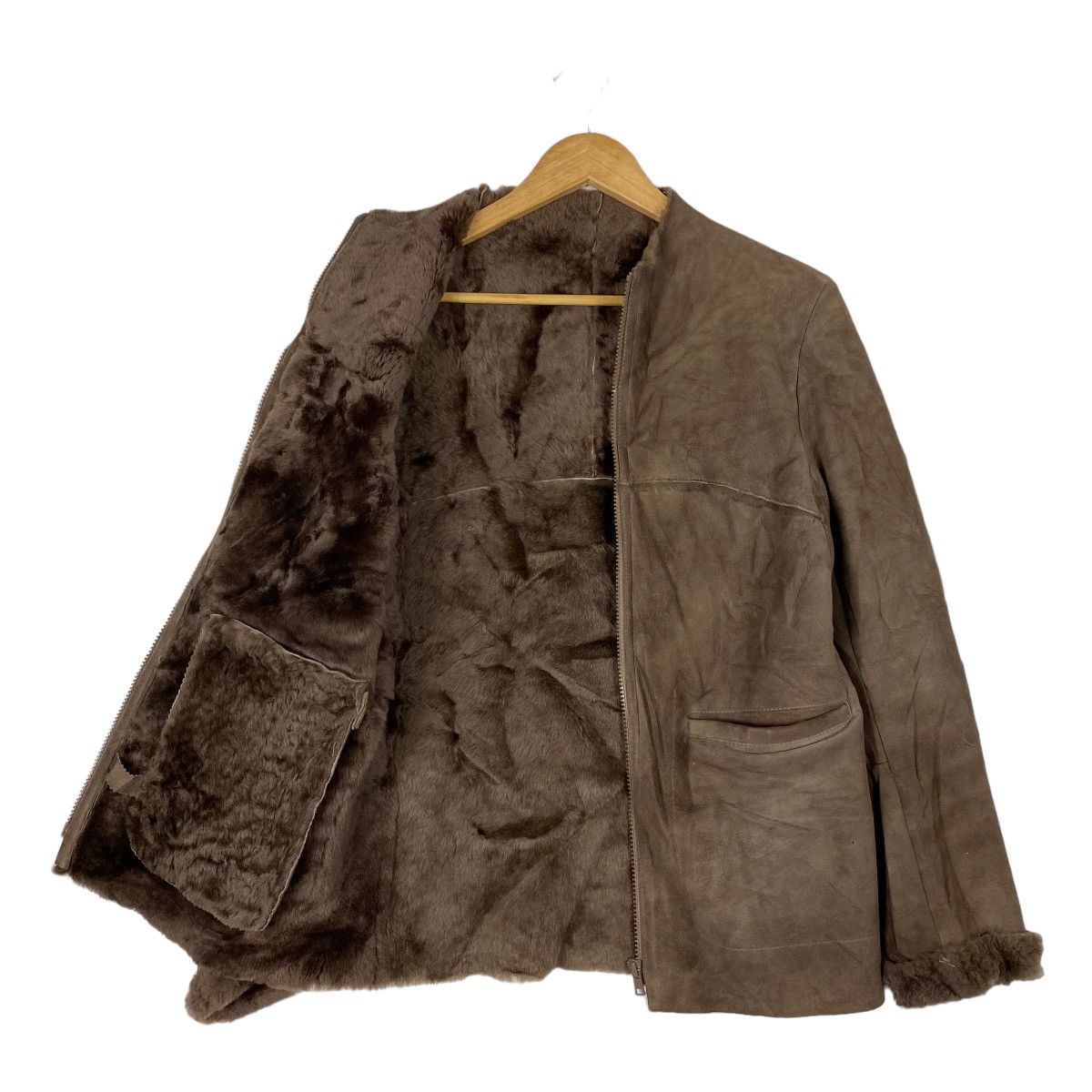 Beams Plus Ray Beams Fur Maunton Lamb Zipper Jacket Size US M / EU 48-50 / 2 - 9 Thumbnail