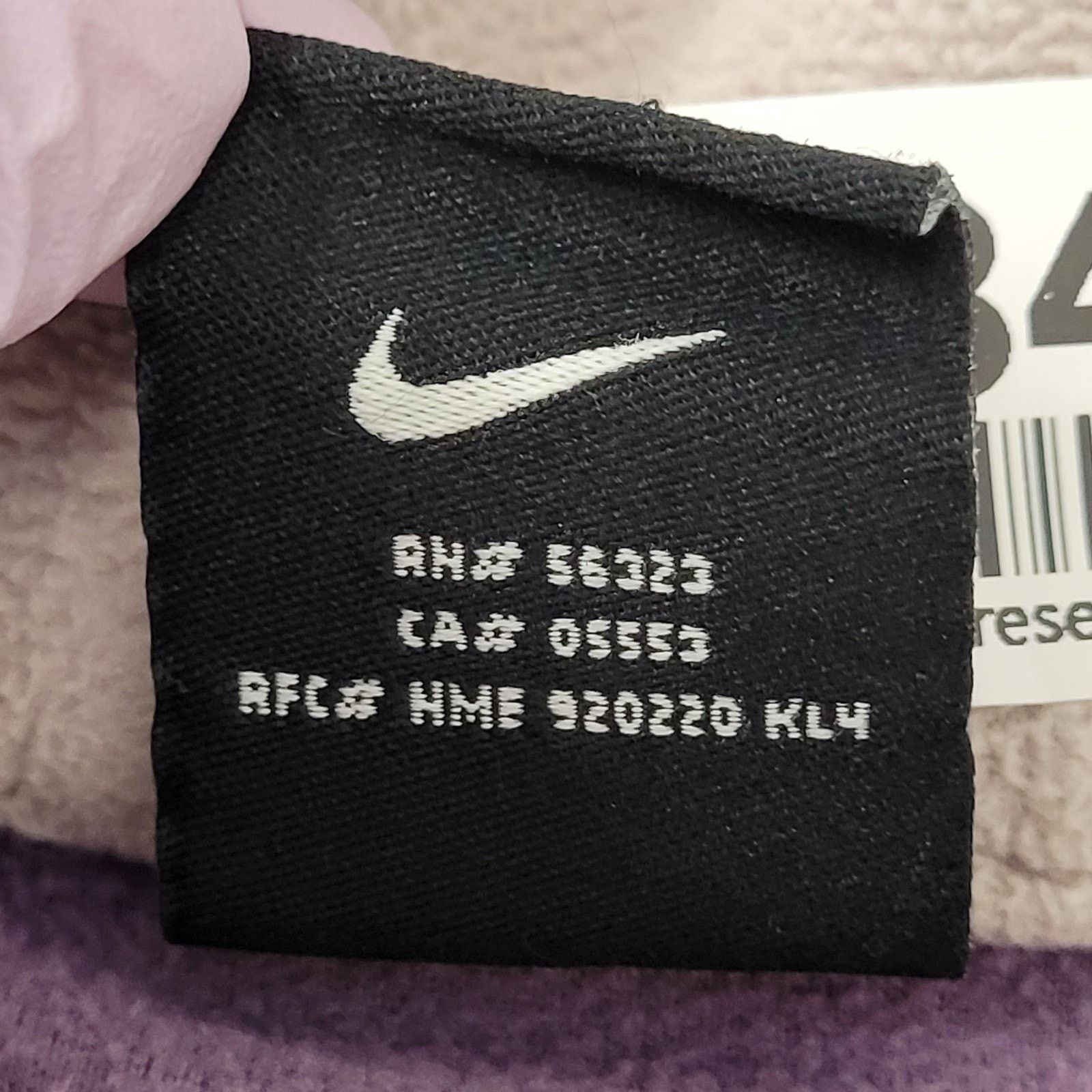 Nike Vintage 90s NIKE ACG Fleece Jacket Womens S/M 19x23 Purple Size M / US 6-8 / IT 42-44 - 16 Thumbnail