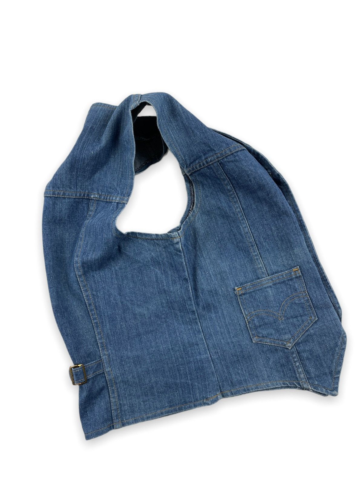 Levi's × Levi's Made & Crafted VTG 70’s 60613 Big E Denim Western Vest USA Teucker Jean Gilet Pocket Jacket Waistcoat Size US M / EU 48-50 / 2 - 3 Thumbnail