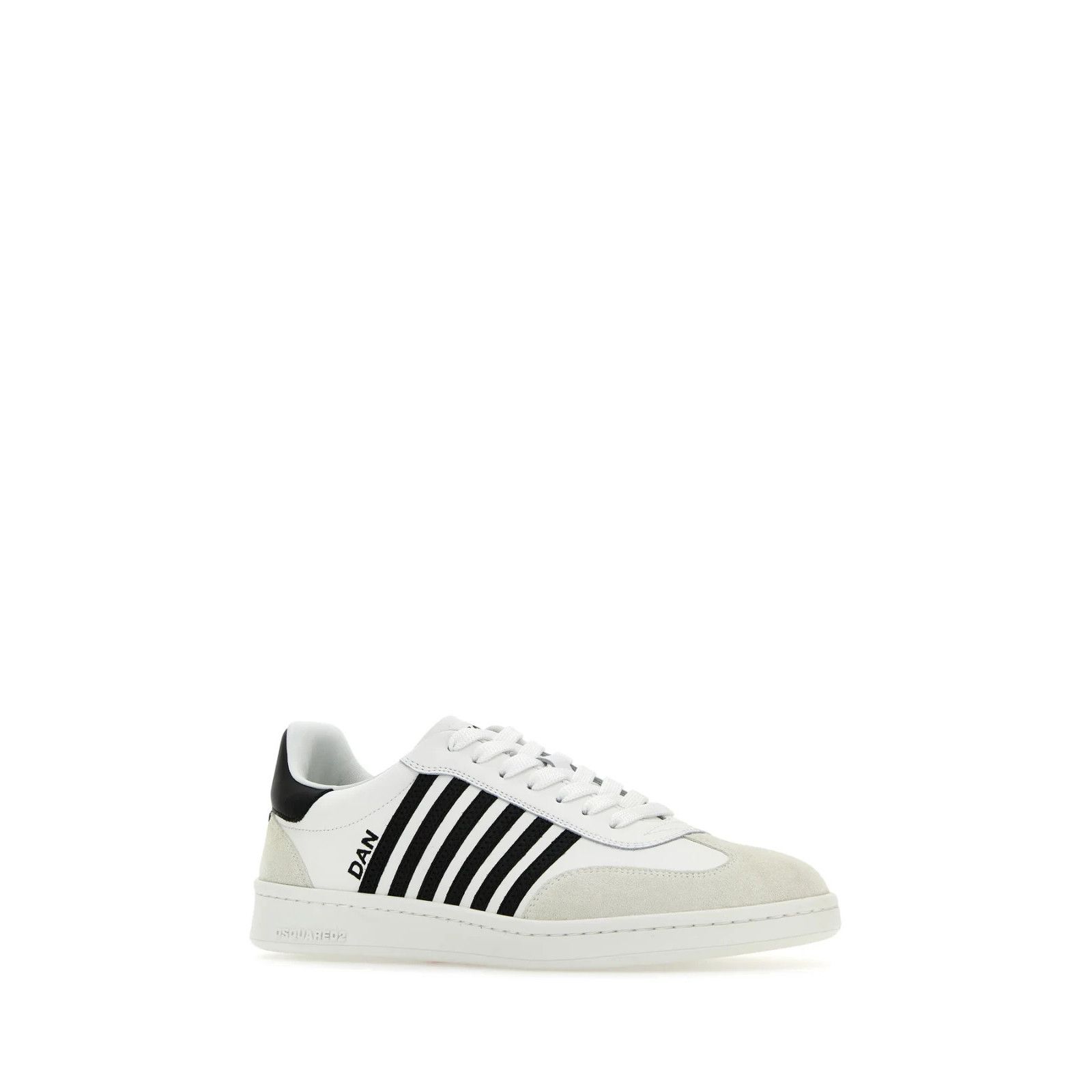Dsquared2 DSQUARED2 Boxer White Leather Sneakers New & Authentic (Men' Size US 7 / EU 40 - 2 Thumbnail