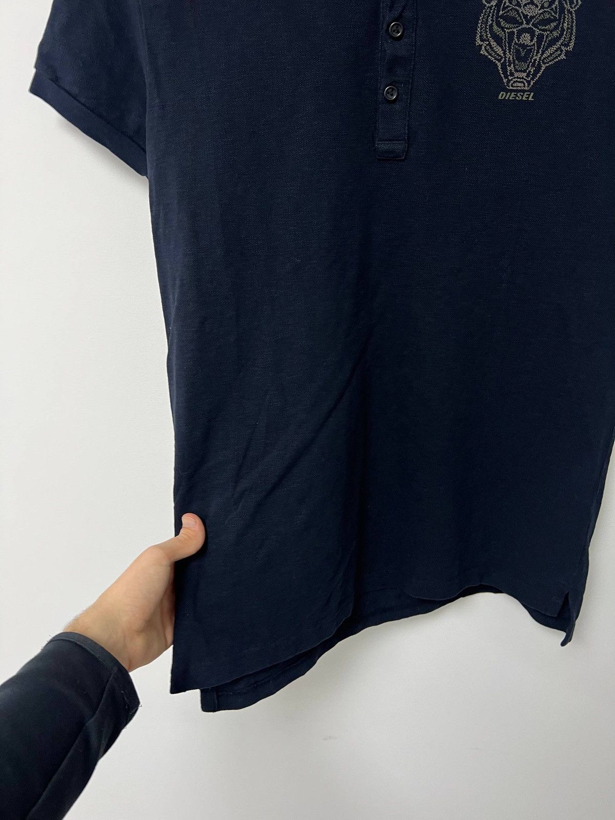 Diesel Vintage Diesel Tiger Polo Shirt Logo Y2K Rare Luxury USA XL Size US XL / EU 56 / 4 - 7 Thumbnail