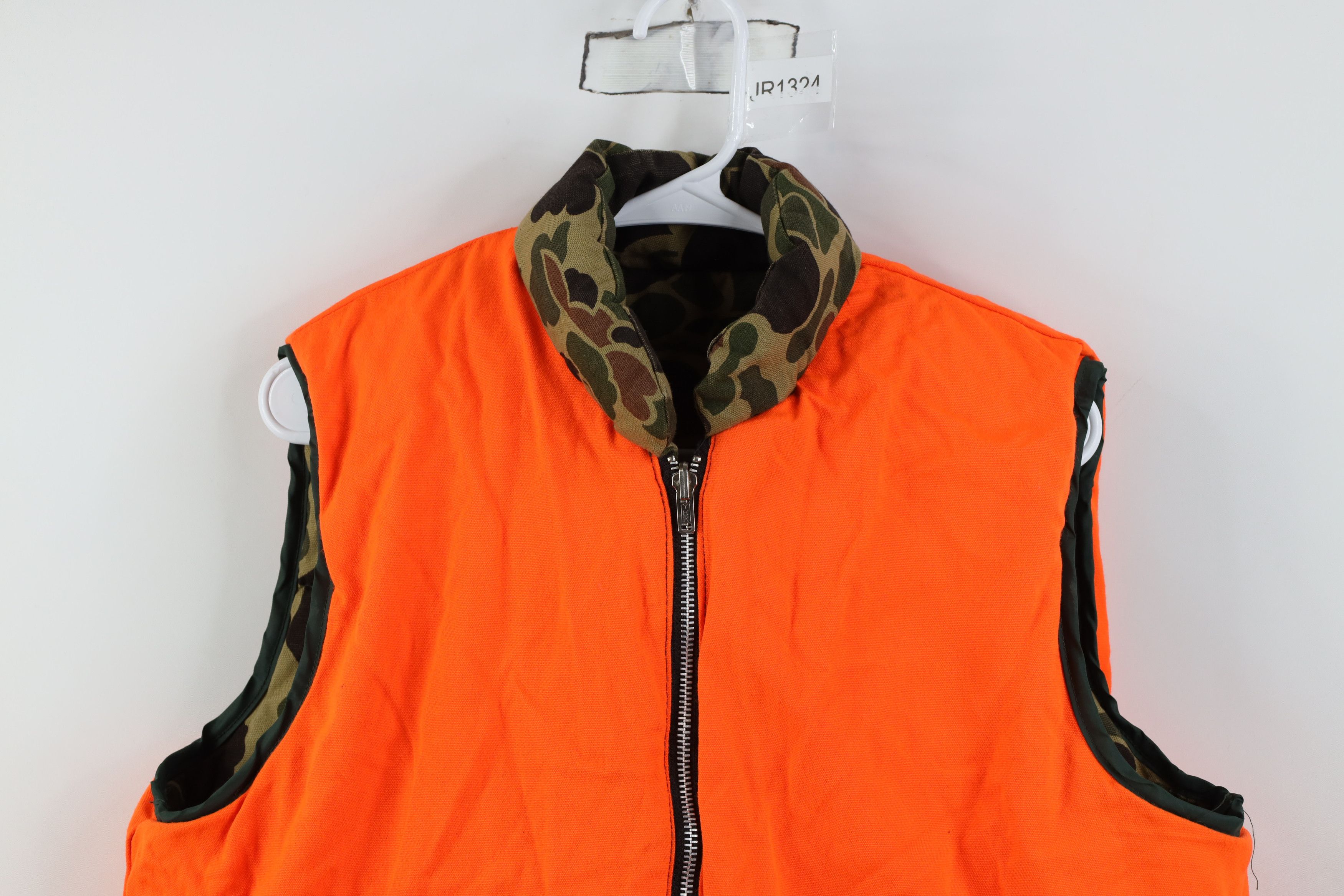 Vintage Vintage 70s Streetwear Reversible Canvas Puffer Vest Size US L / EU 52-54 / 3 - 12 Thumbnail