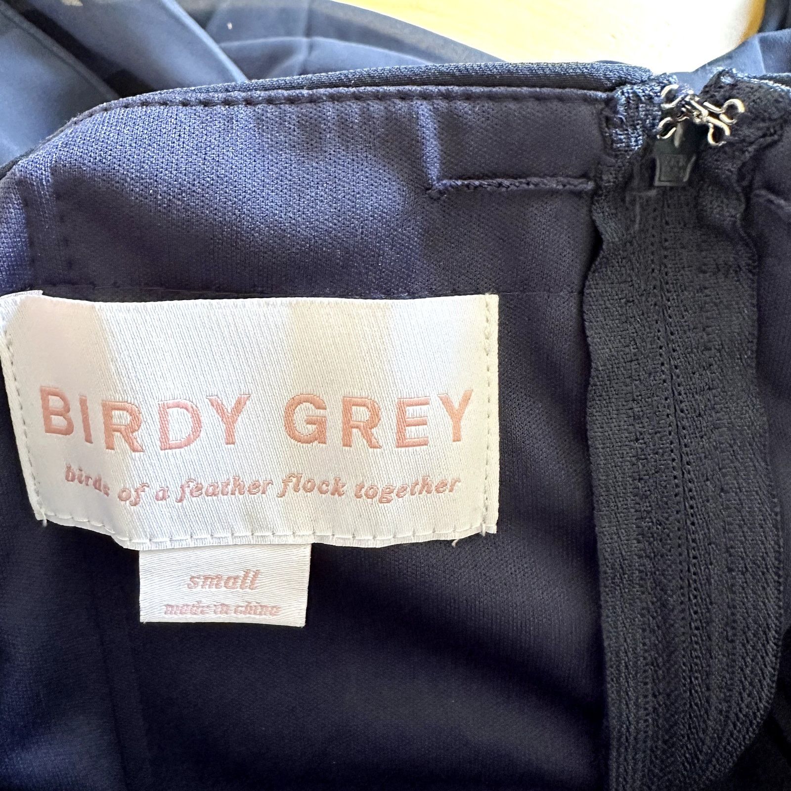 Birdy Grey Grace Convertible Dress Bridesmaid Blue S NWT