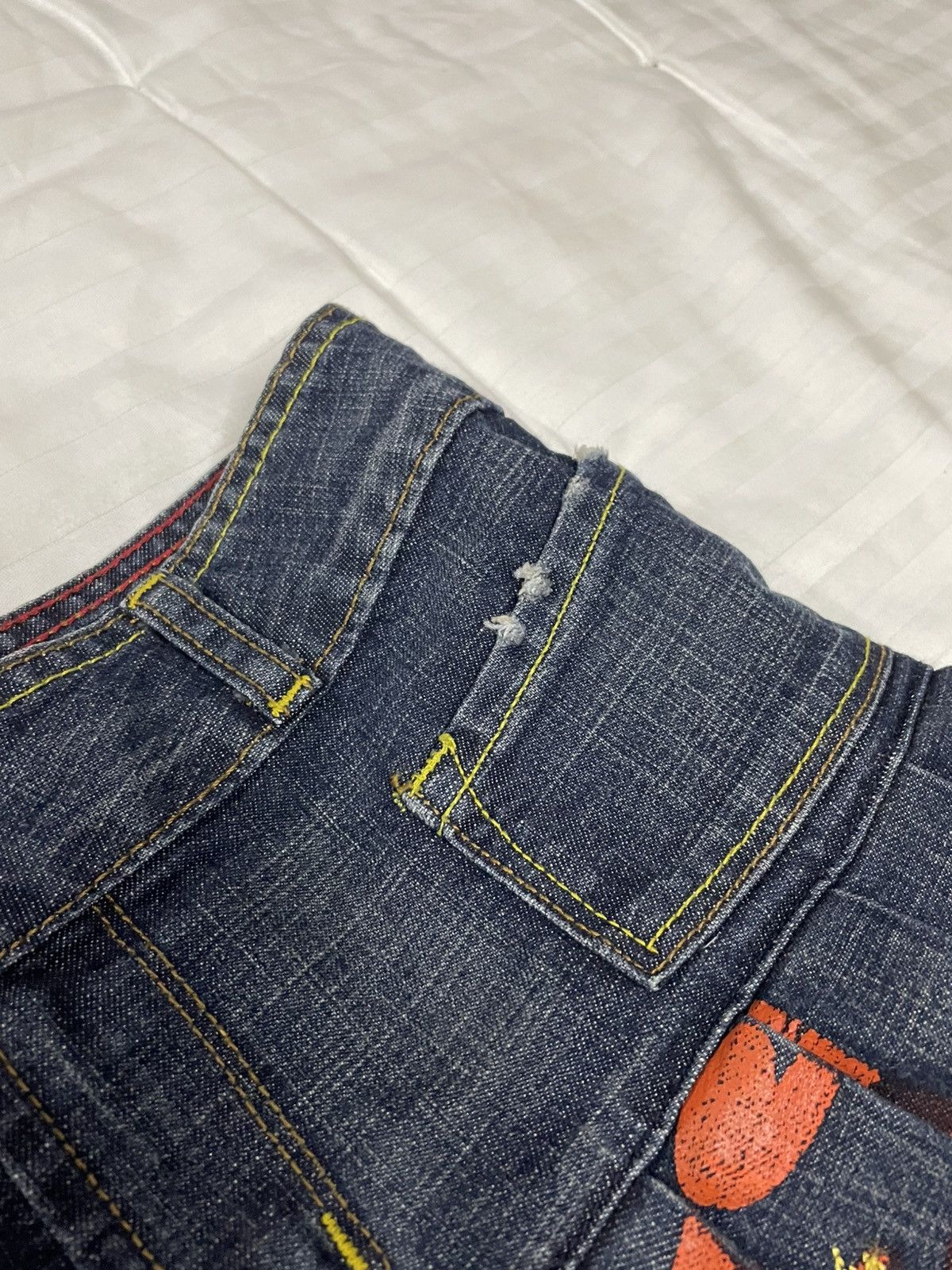 Von Dutch Vintage Rare Y2K Von Dutch Mini Skirt Big Logo Size 27" / US 4 / IT 40 - 7 Thumbnail