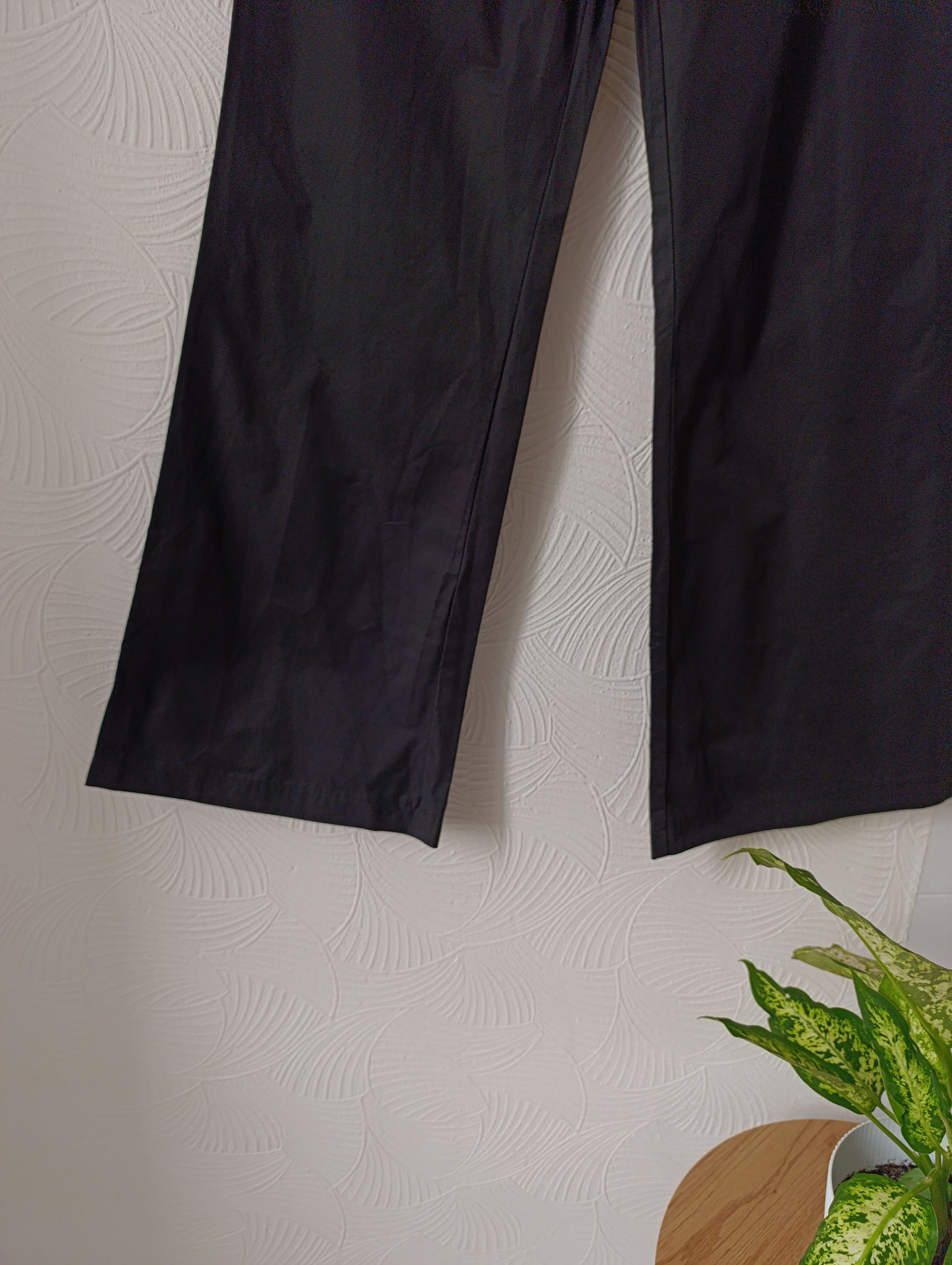 Jean Paul Gaultier JEAN'S PAUL GAULTIER WAIST LOGO TAPING DYED FLARED PANTS Size 30" / US 8 / IT 44 - 8 Thumbnail