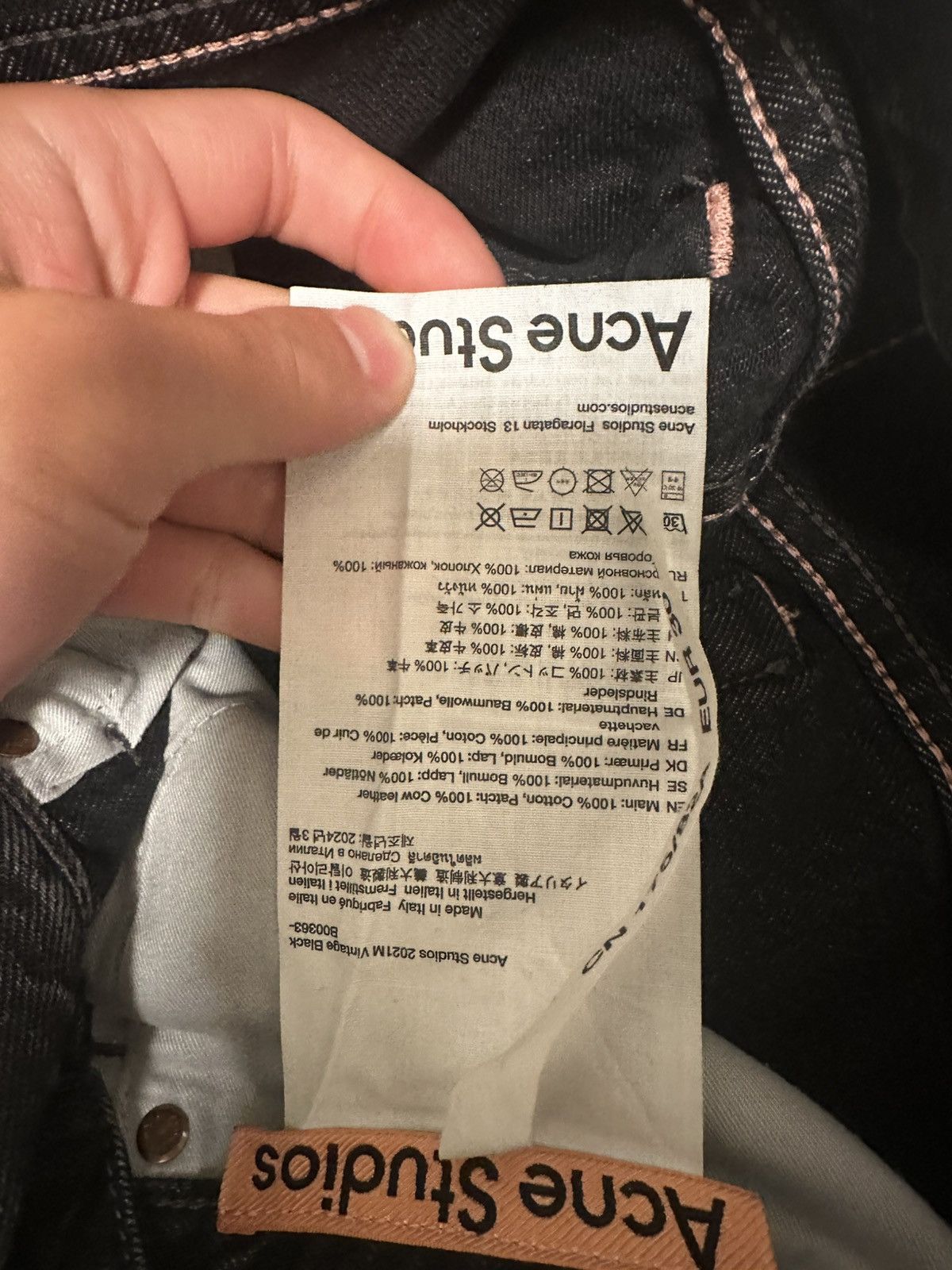 Acne Studios Acne Studios 2021m Vintage Black Size US 30 / EU 46 - 6 Thumbnail