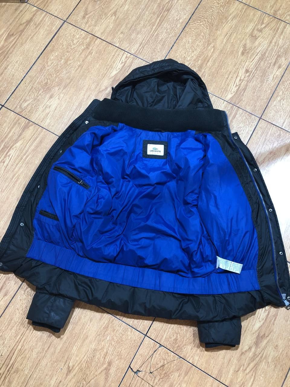 Lacoste Hooded Down Puffer Jacket VINTAGE STREETWEAR