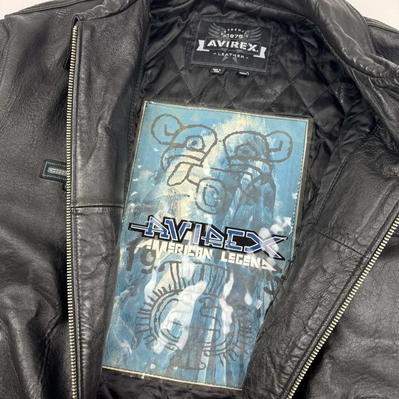 Avirex Avirex Leather Jacket Size US XL / EU 56 / 4 - 5 Thumbnail