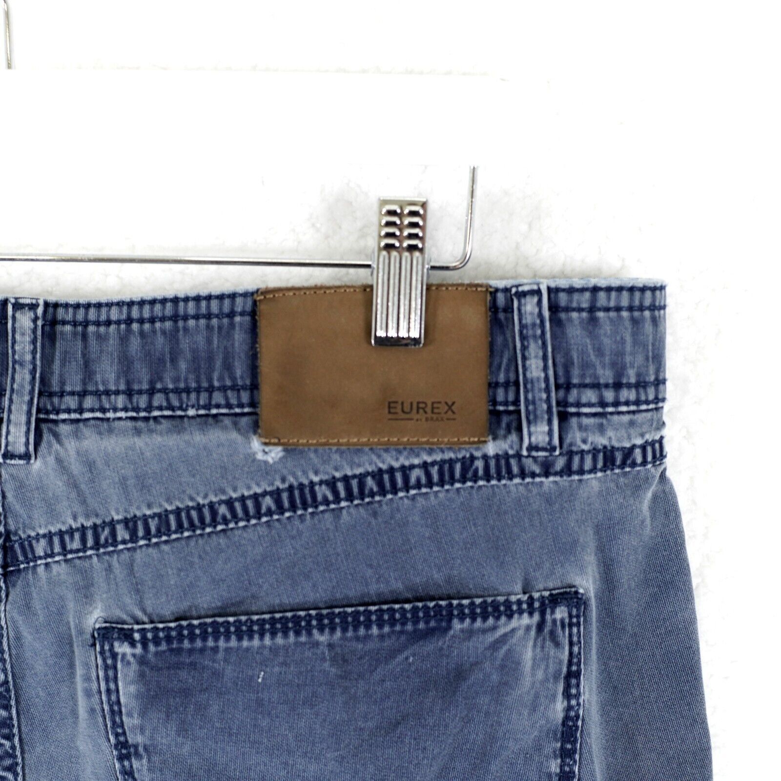 BRAX Brax Eurex Blue Elastic Waist Jeans Lightweight Mid Rise 37/ Size US 37 - 6 Thumbnail